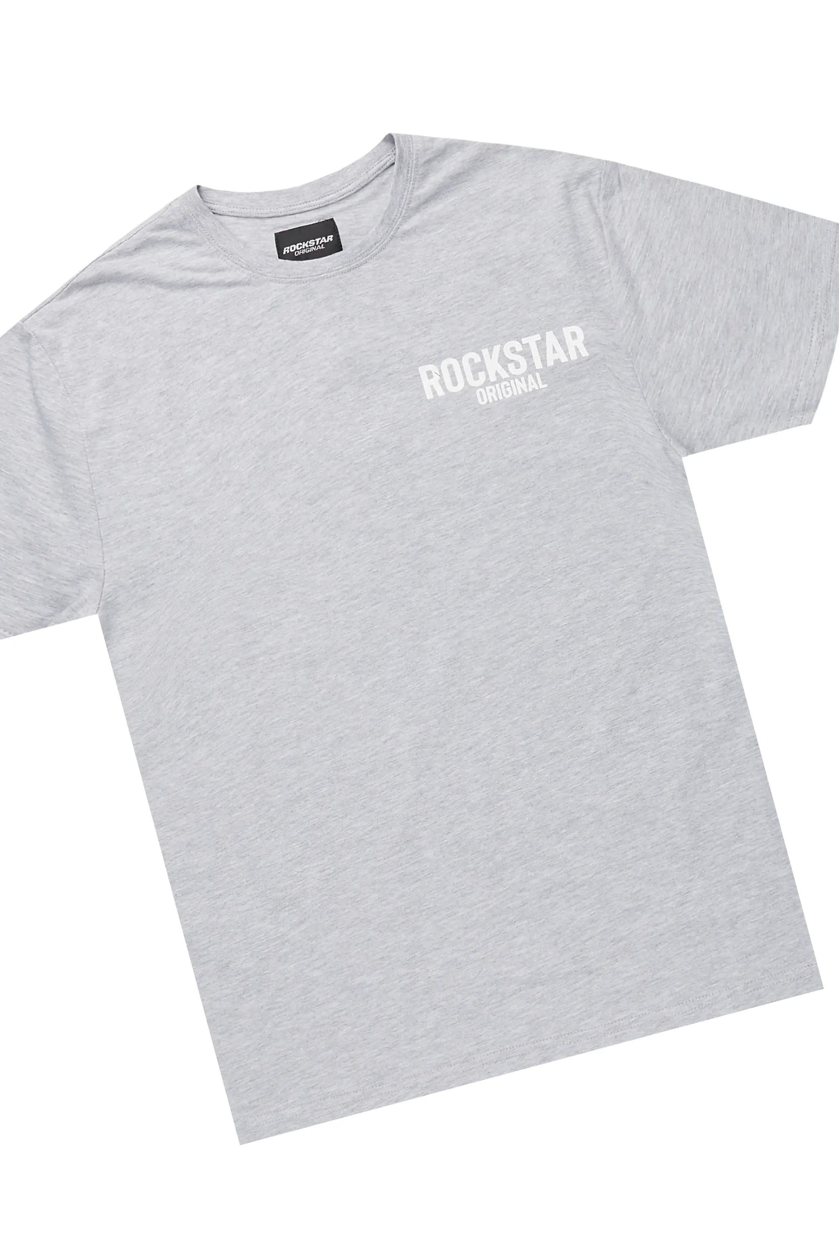 Sana Heather Grey Short Set Male Product Image