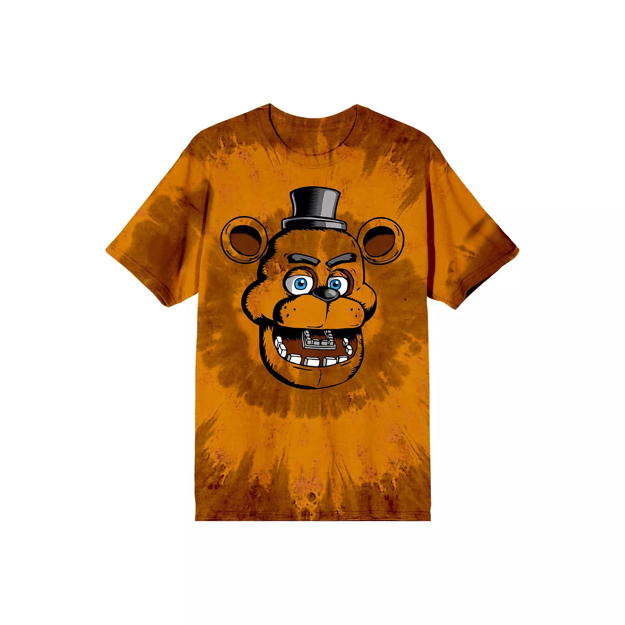 Men's Five Nights At Freddys Freddy Face Graphic Tee, Size: XXL, Brown Product Image