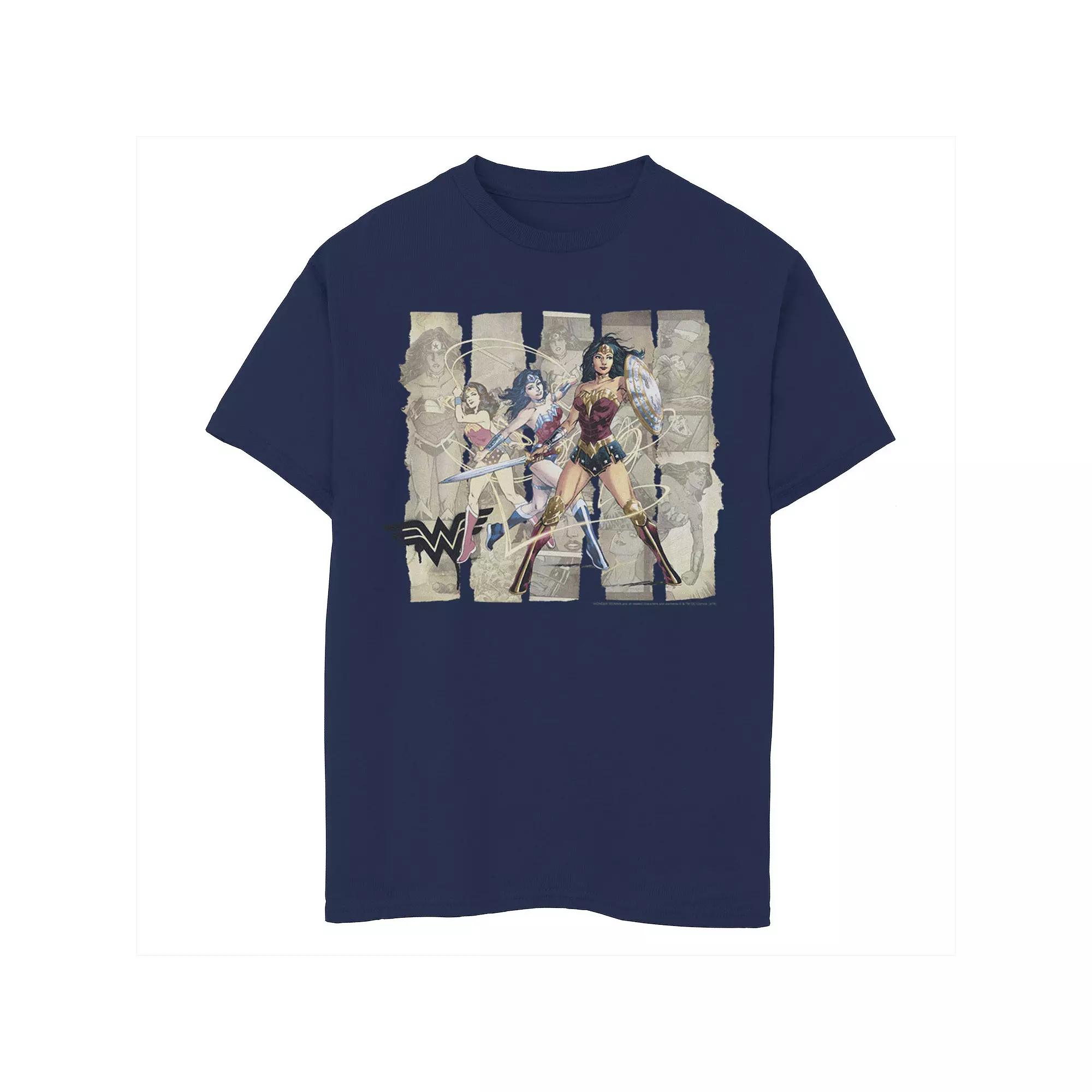 Boys 8-20 DC Comics Wonder Woman Paper Strips Portrait Tee, Boy's,  Product Image