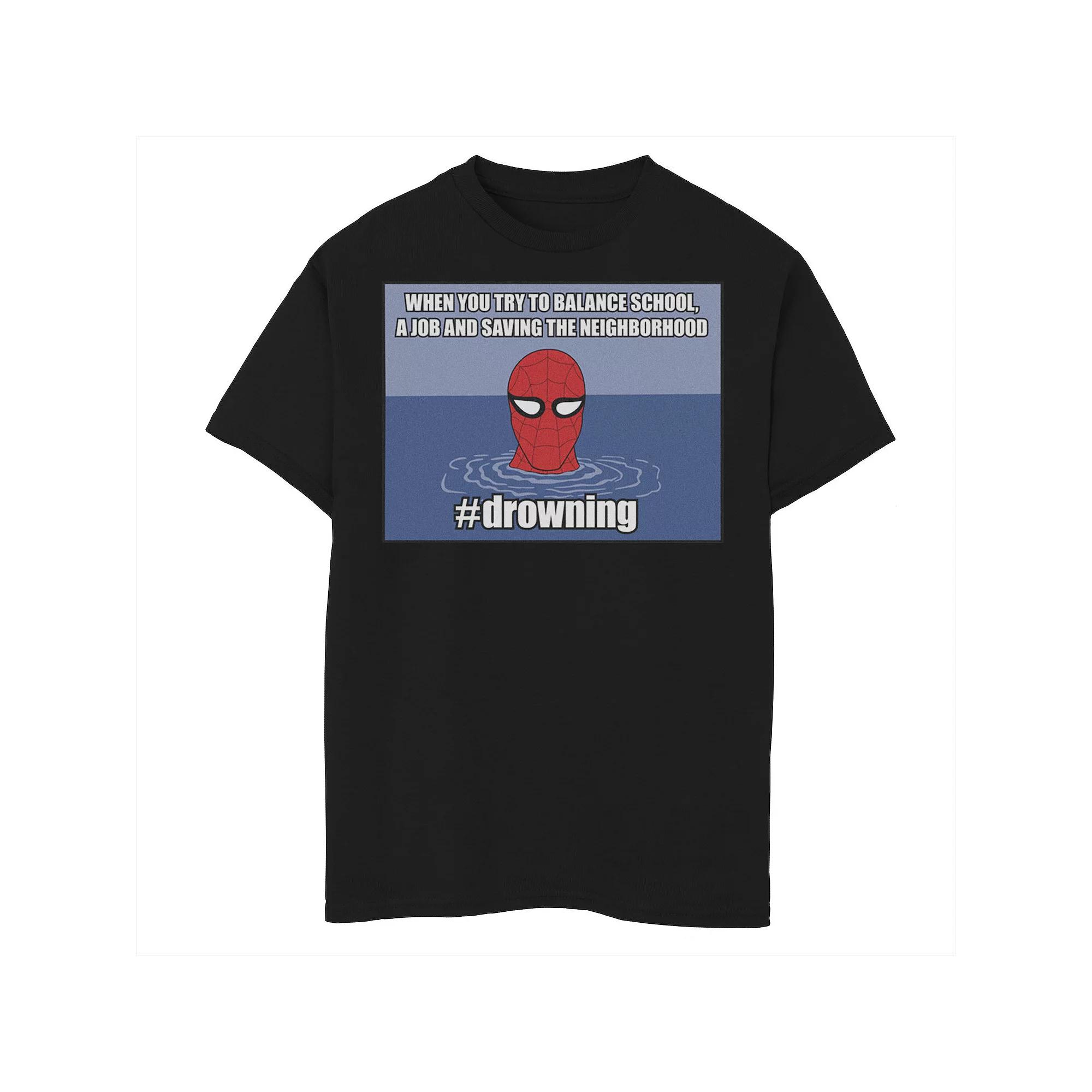 Boys 6-20 Marvel Marvel Comic Heart Graphic Tee Graphic Tee, Boy's,  Product Image