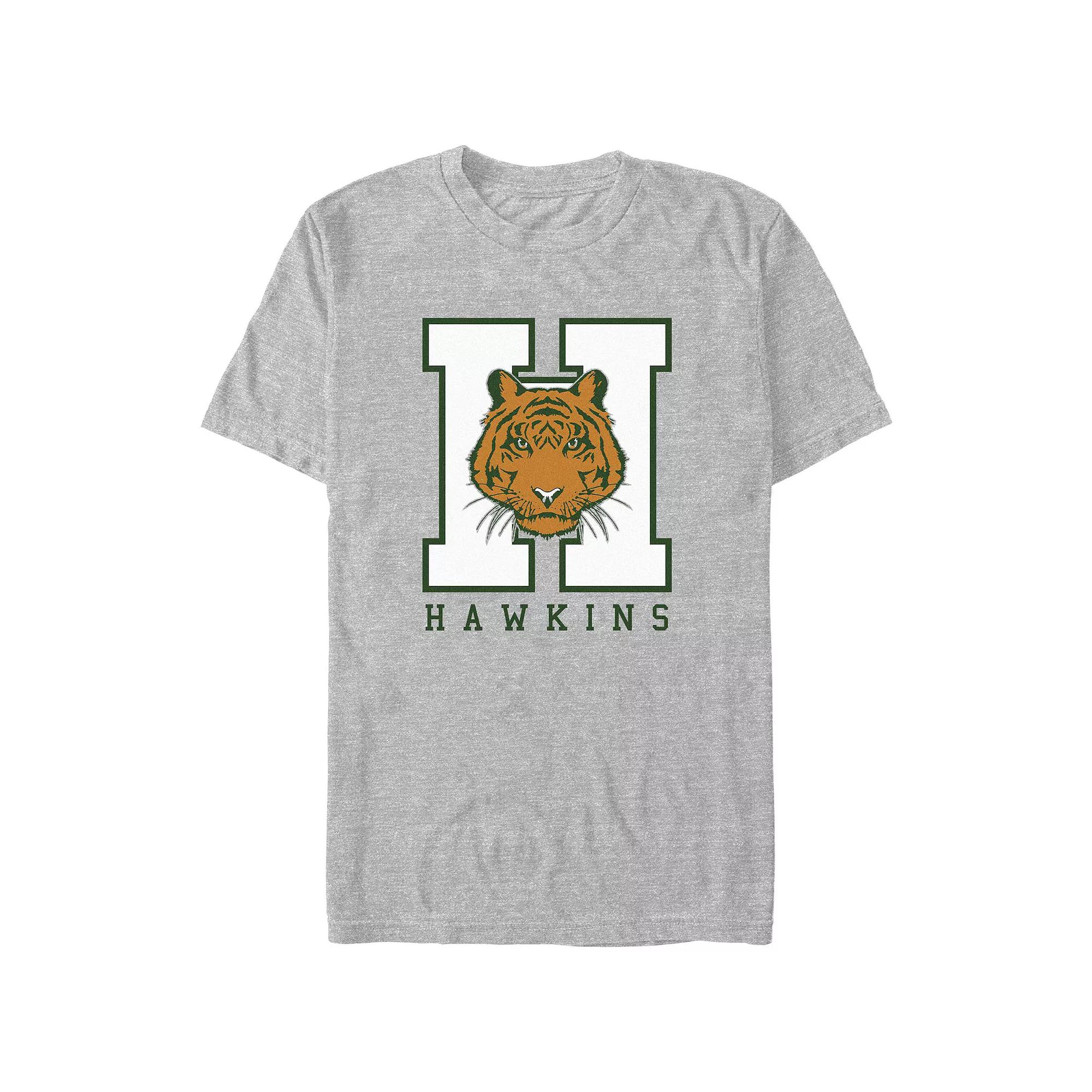 Big & Tall Stranger Things Hawkins Tiger Graphic Tee, Men's,  Product Image