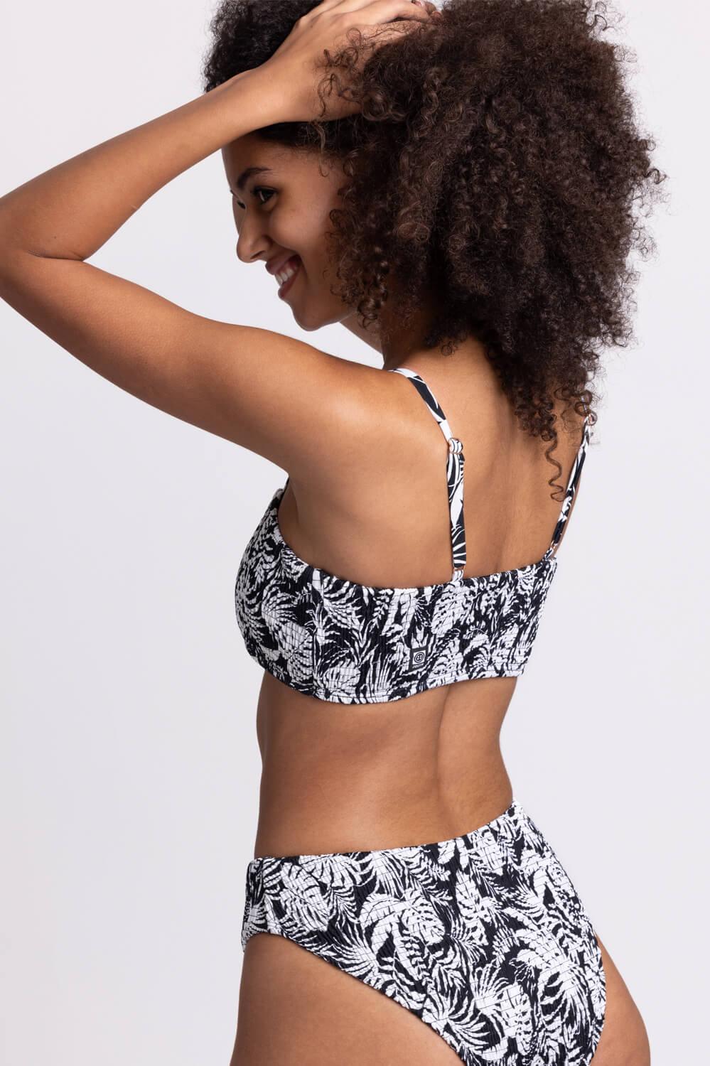 Eva Smocked Bikini Top - Bluewave Female Product Image