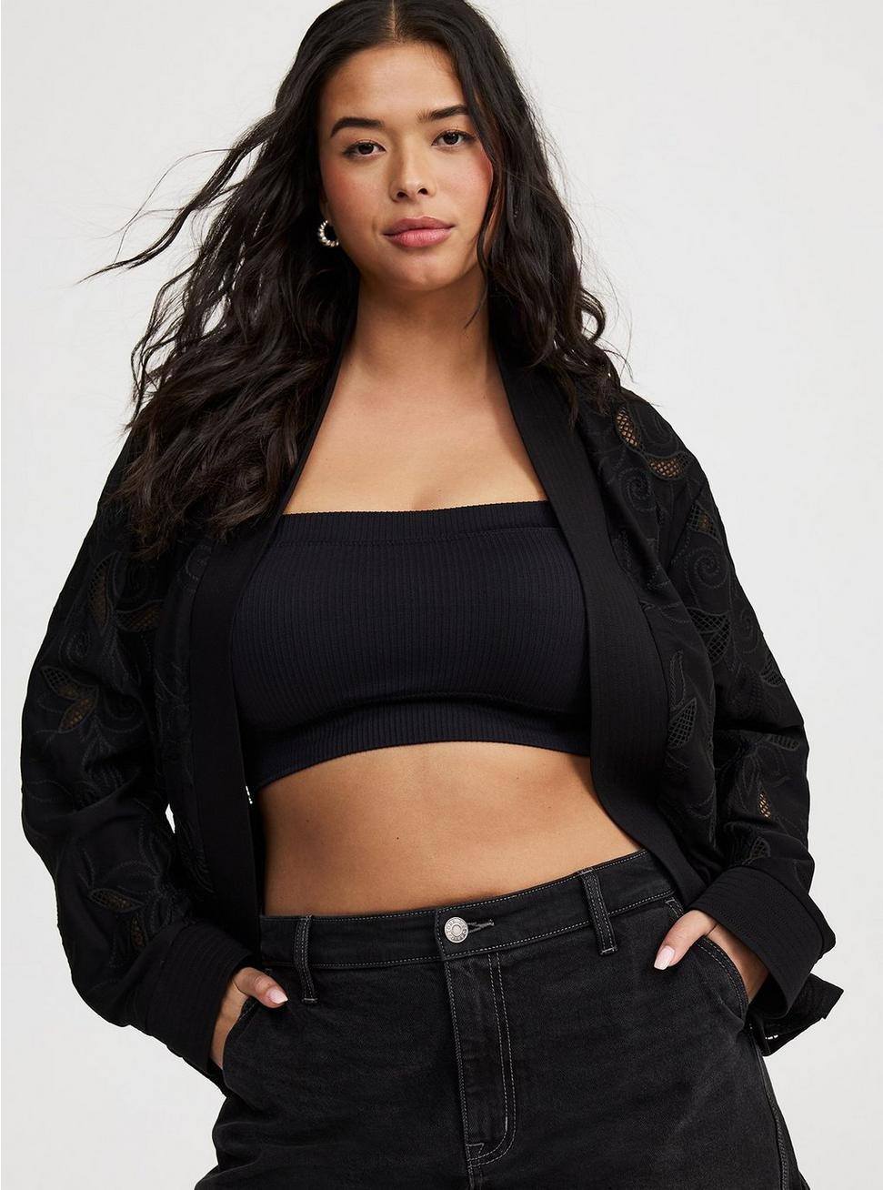 Washed Twill Embroidered Jacket Product Image