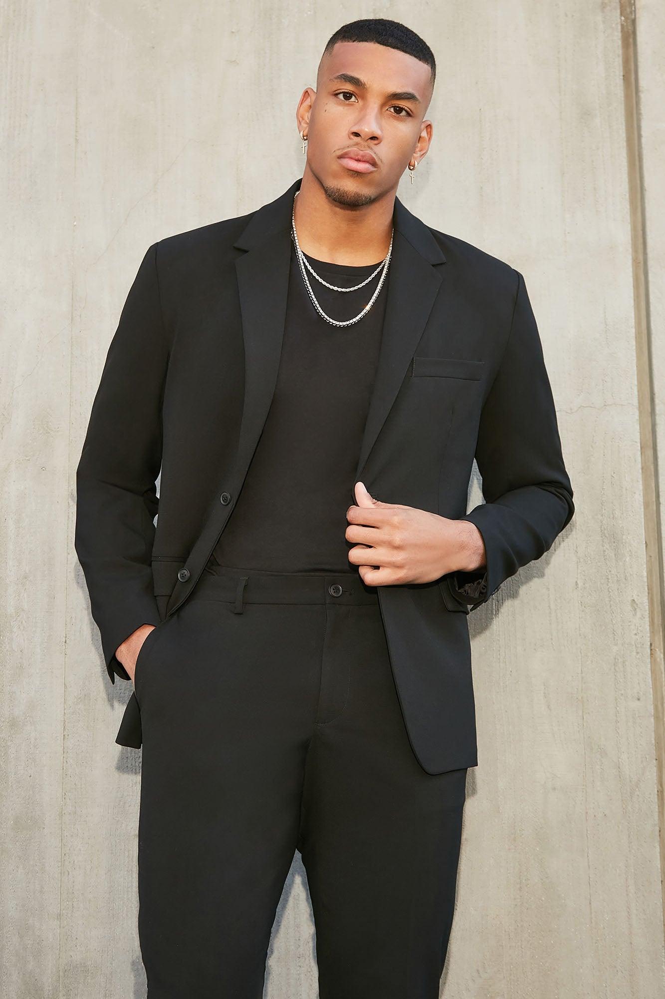 The Modern Stretch Suit Jacket - Black Product Image