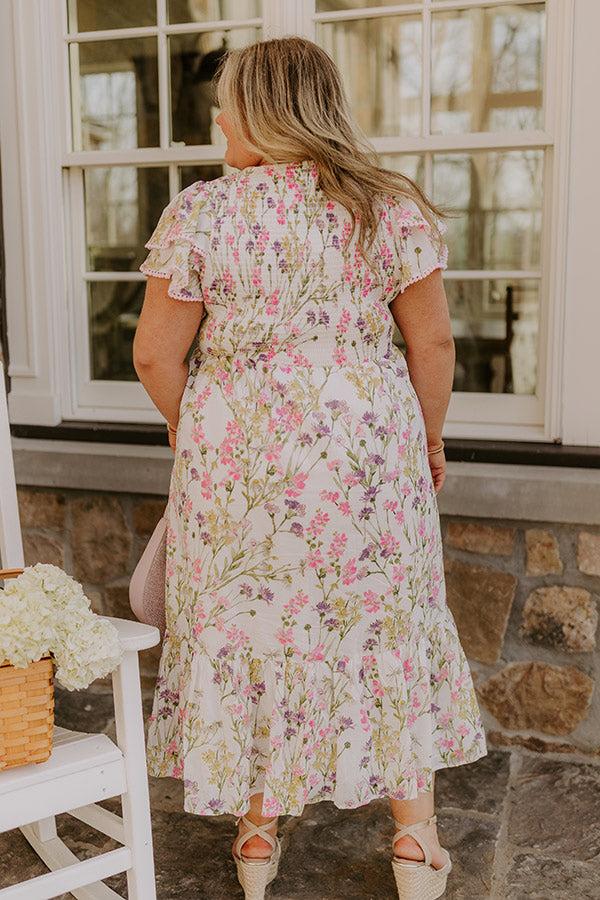 Wisteria Lane Floral Midi Dress Curves Product Image