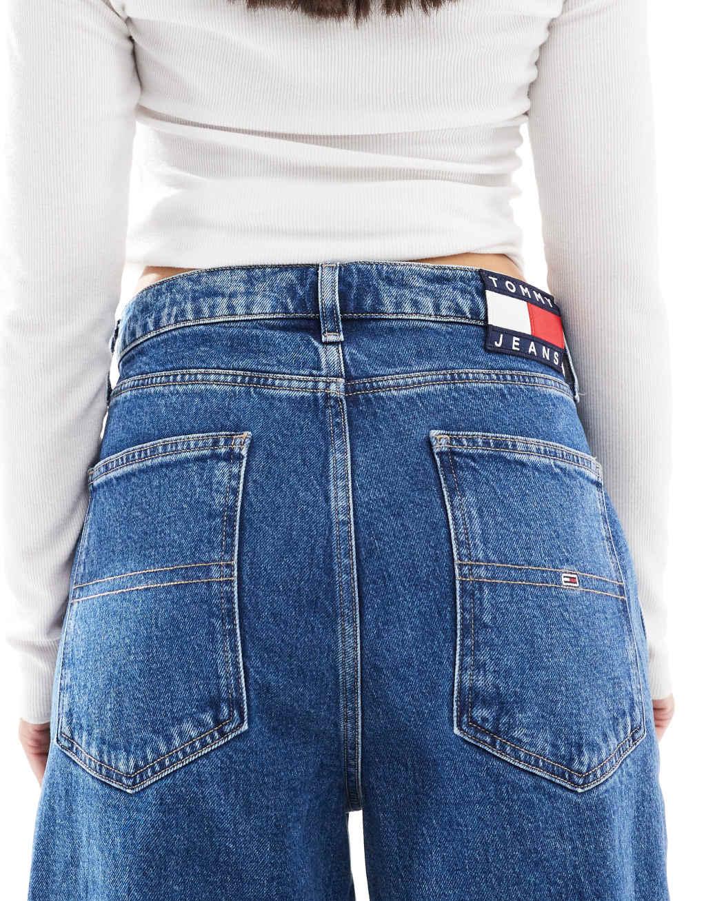 Tommy Jeans Daisy low baggy jeans in mid wash Product Image