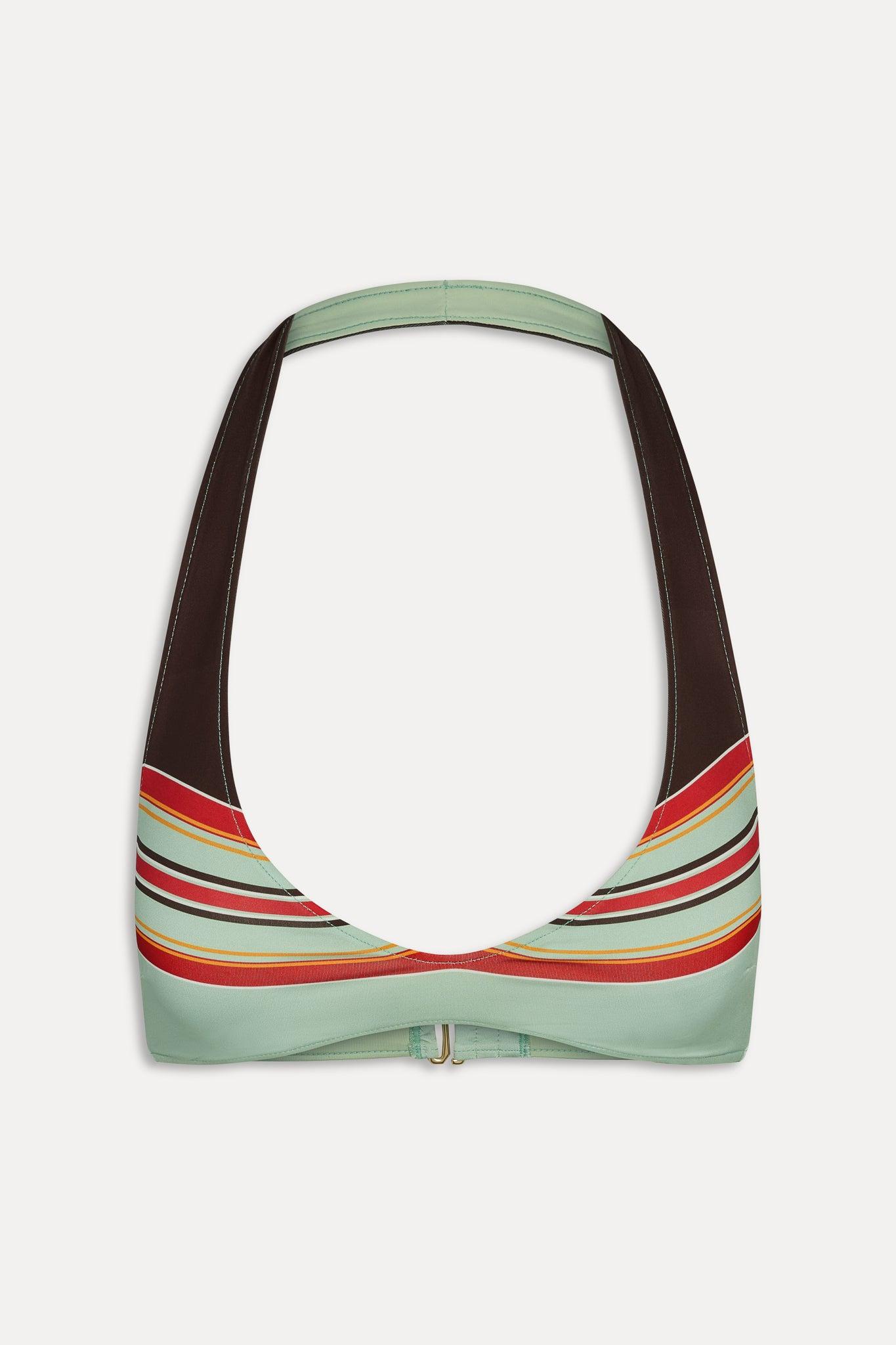 Tia Striped Skimpy Bikini Bottom - Desert Dusk Product Image