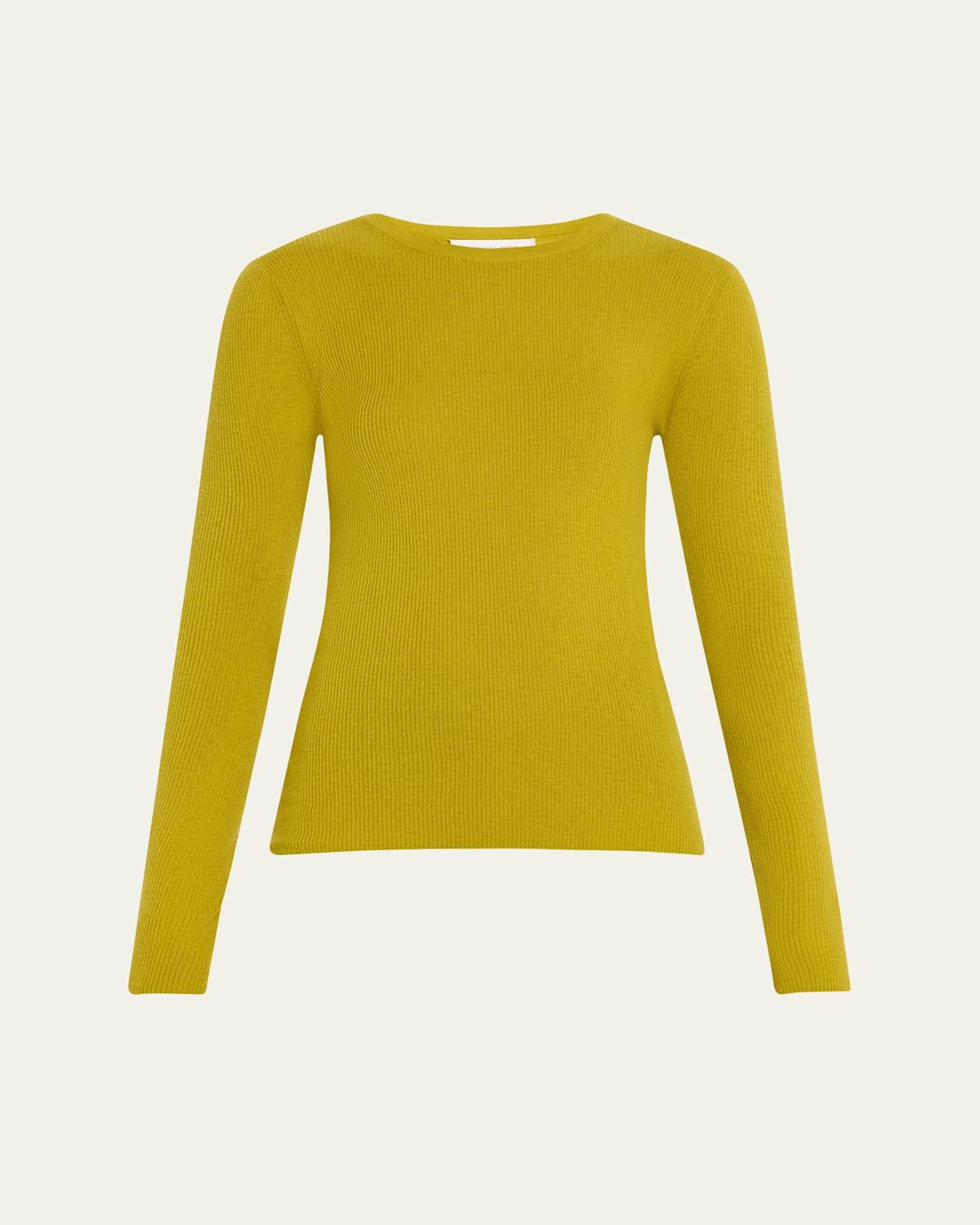 Womens Hutton Ribbed Cashmere Sweater Product Image
