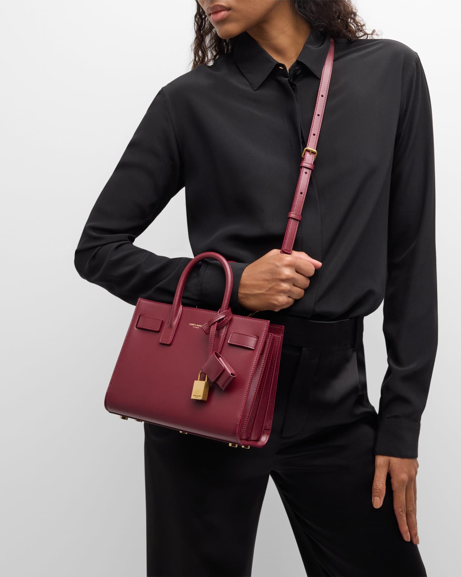 Sac De Jour Nano Top-Handle Bag in Smooth Leather Product Image