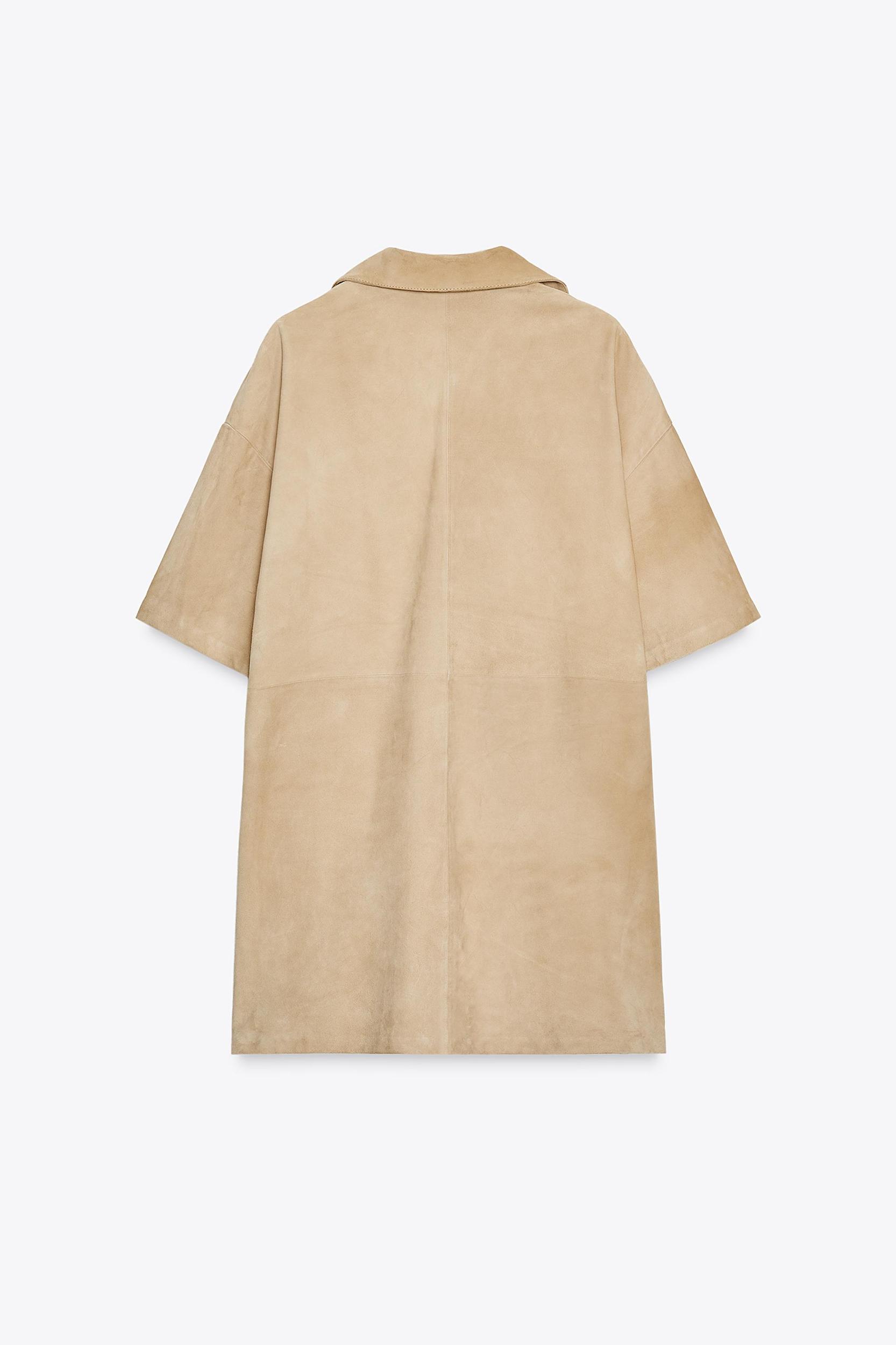 SUEDE LEATHER DRESS ZW COLLECTION LIMITED EDITION Product Image