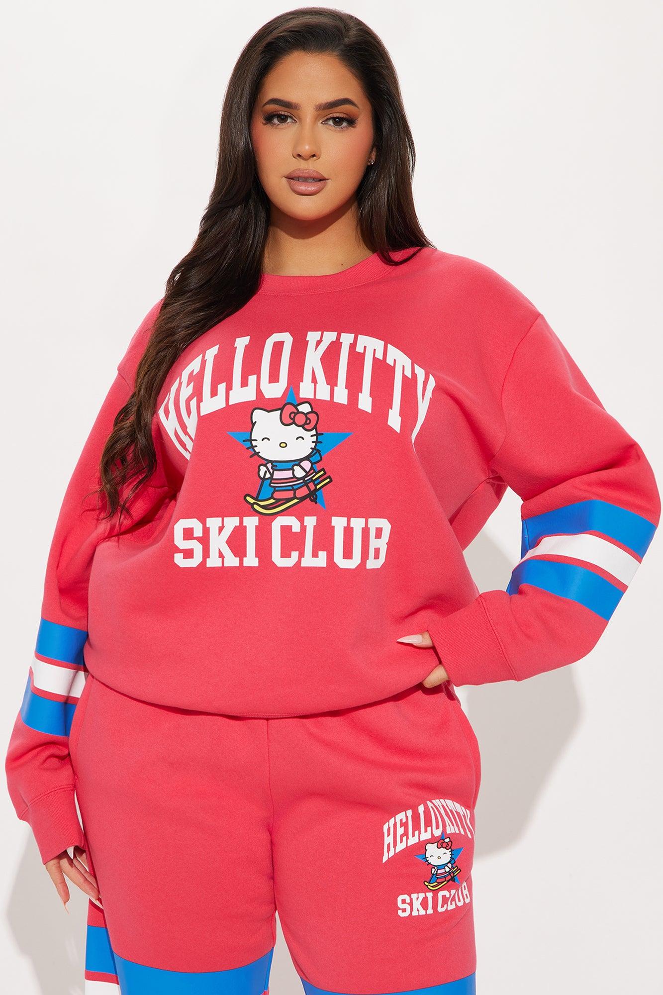Hello Kitty Pull Over Sweatshirt - Red/combo Product Image