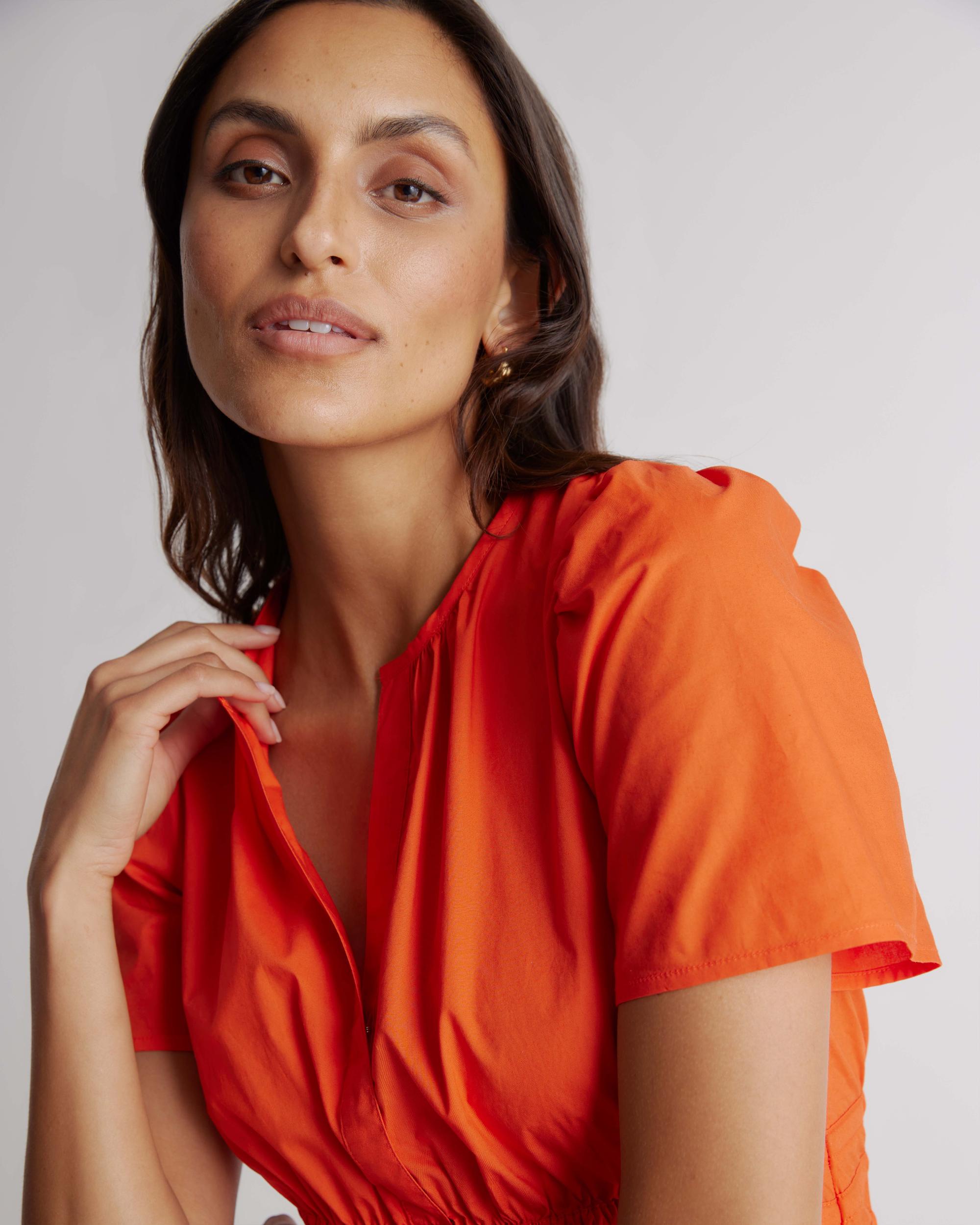 Quince | Women's Poplin Tiered Maxi Dress Cotton Product Image