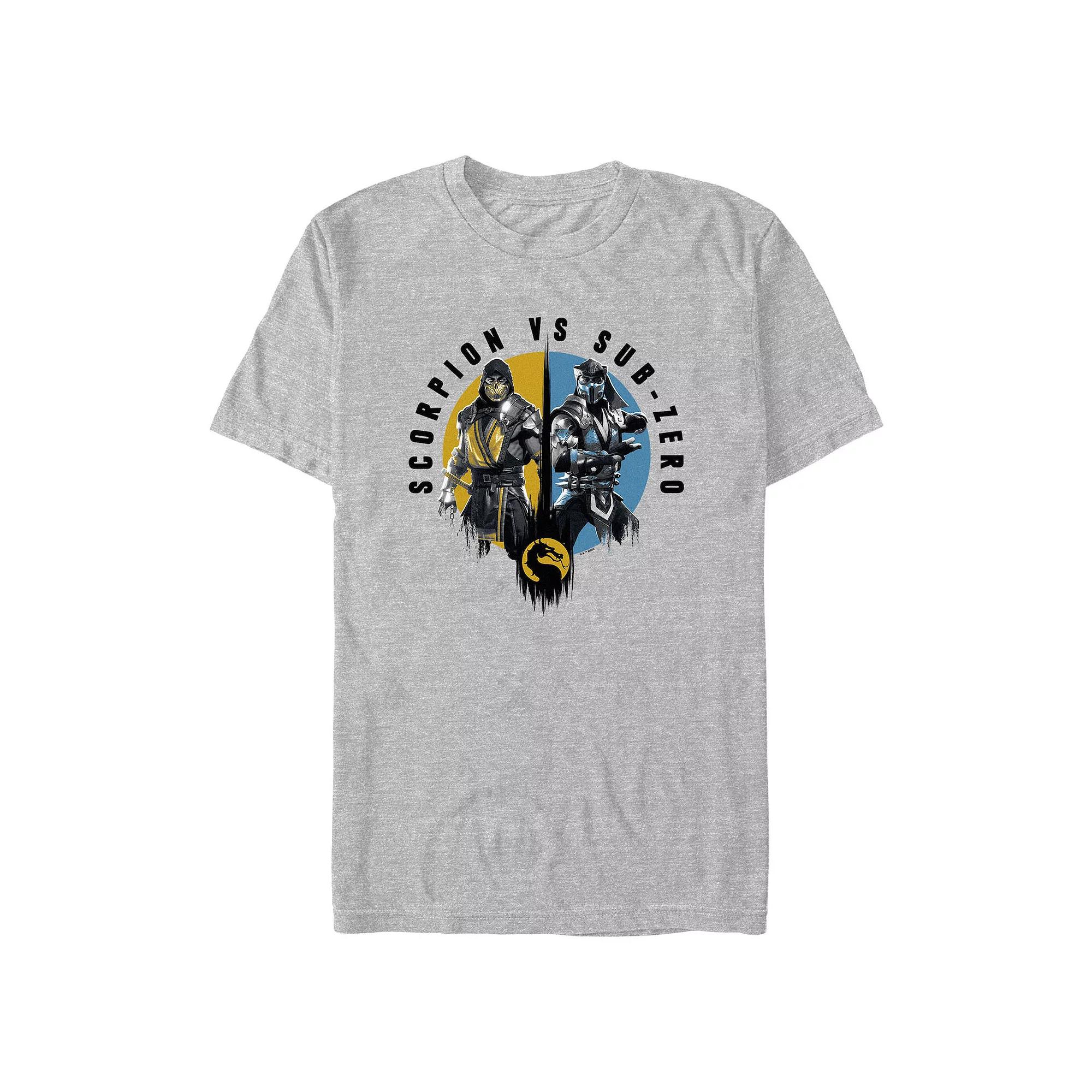 Men's Mortal Kombat Scorpion vs Subzero B Graphic Tee,  Product Image
