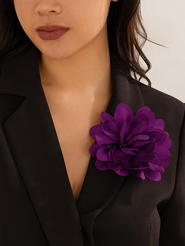 Three-Dimensional Flower Brooch Accessories Product Image