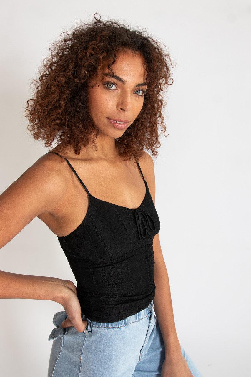 Lace Tie Front Cami Product Image