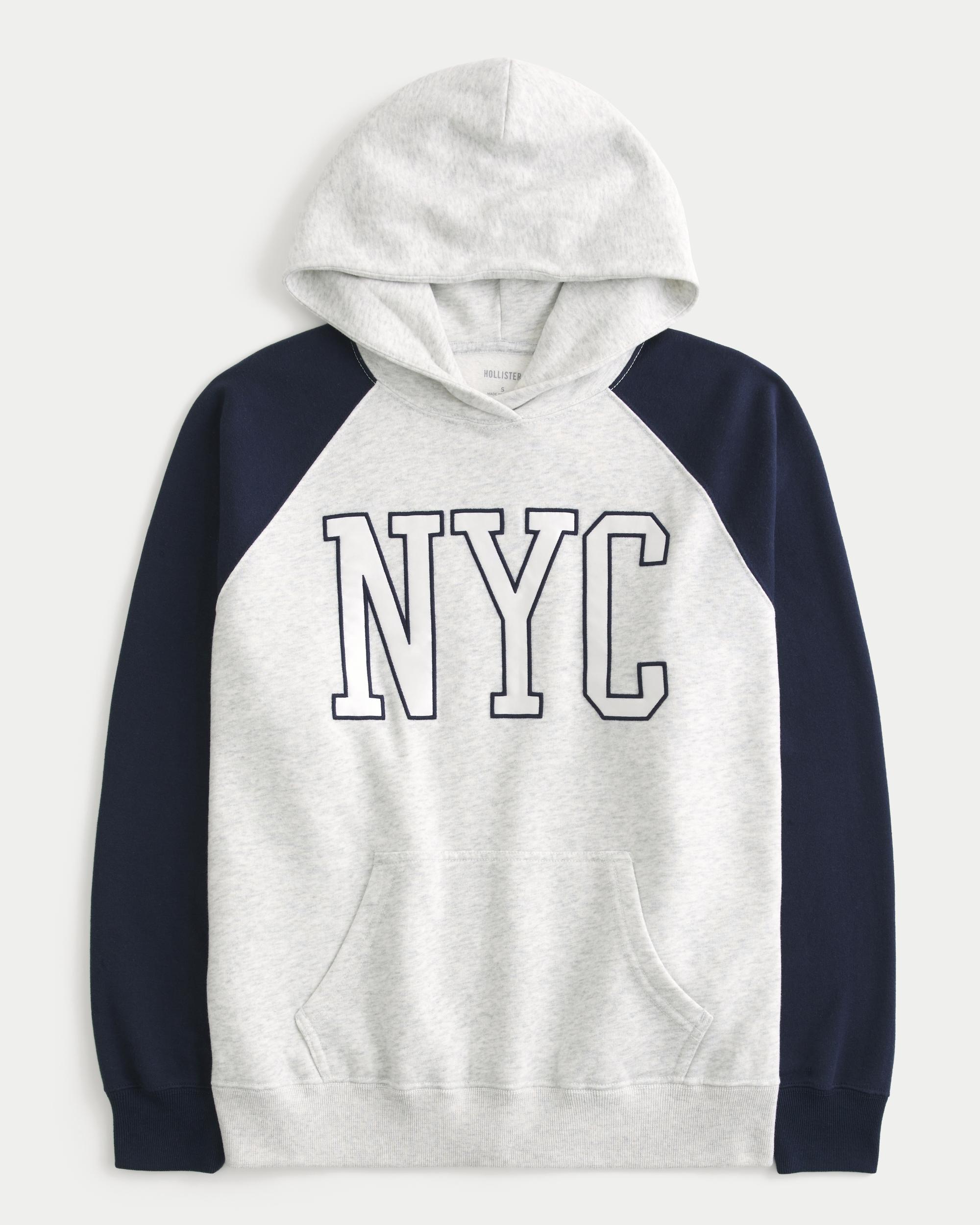 Oversized NYC Graphic Hoodie Product Image
