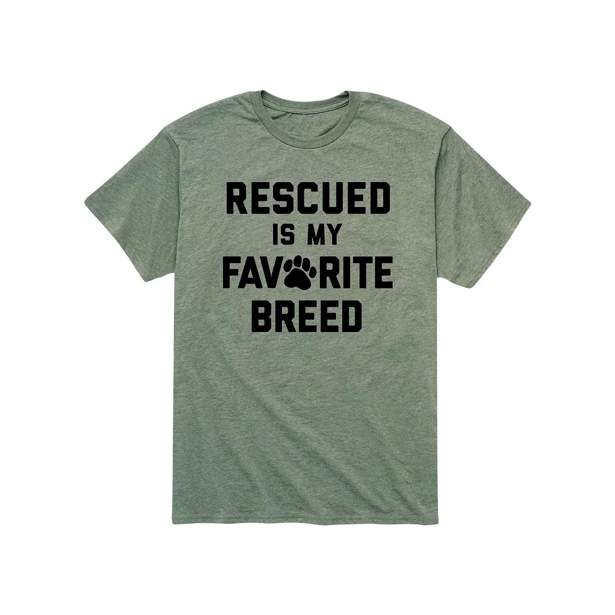 Men's Rescued Favorite Breed Tee,  Product Image