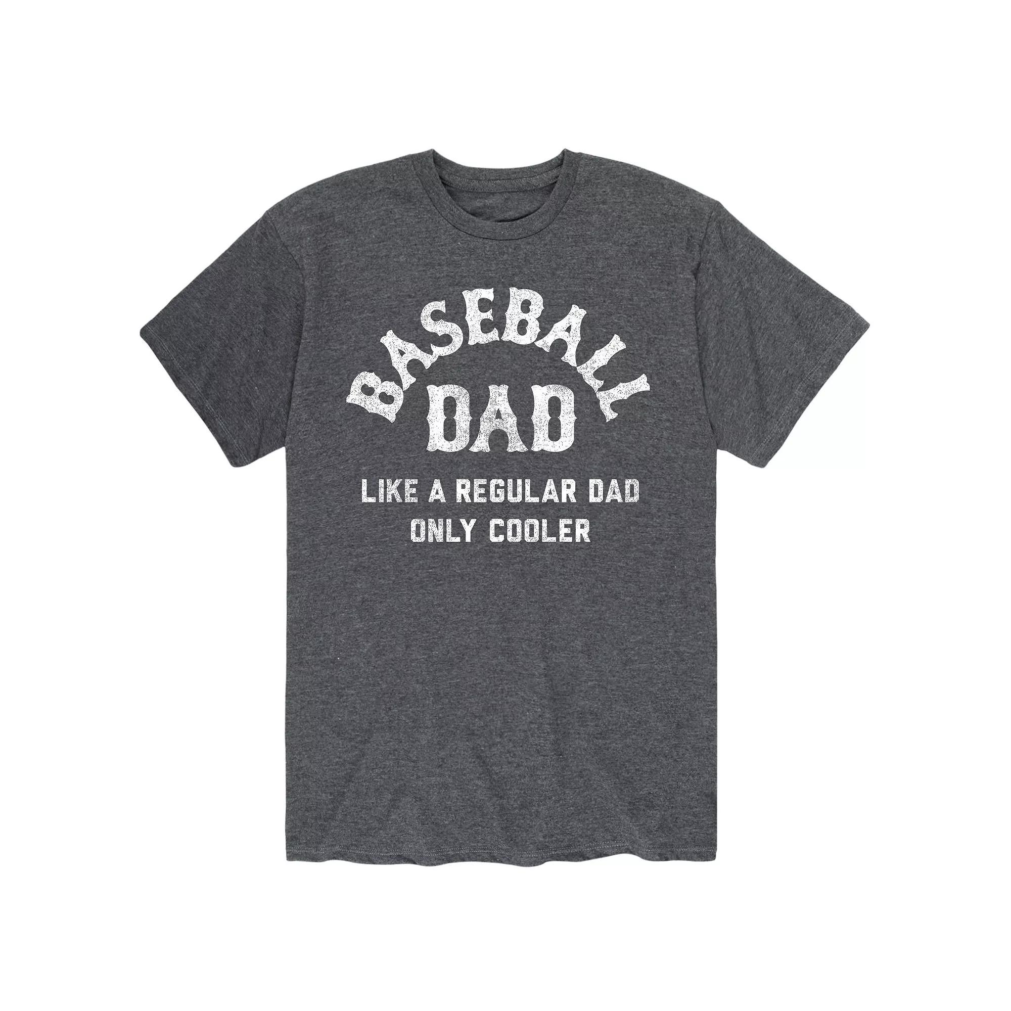 Men's Baseball Dad Like A Regular Dad Tee,  Product Image
