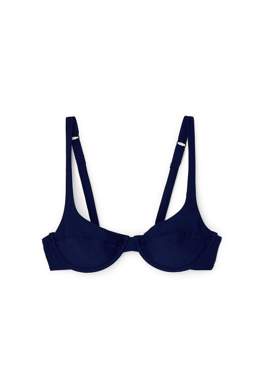 Wide Strap Wire Bikini Bra Product Image