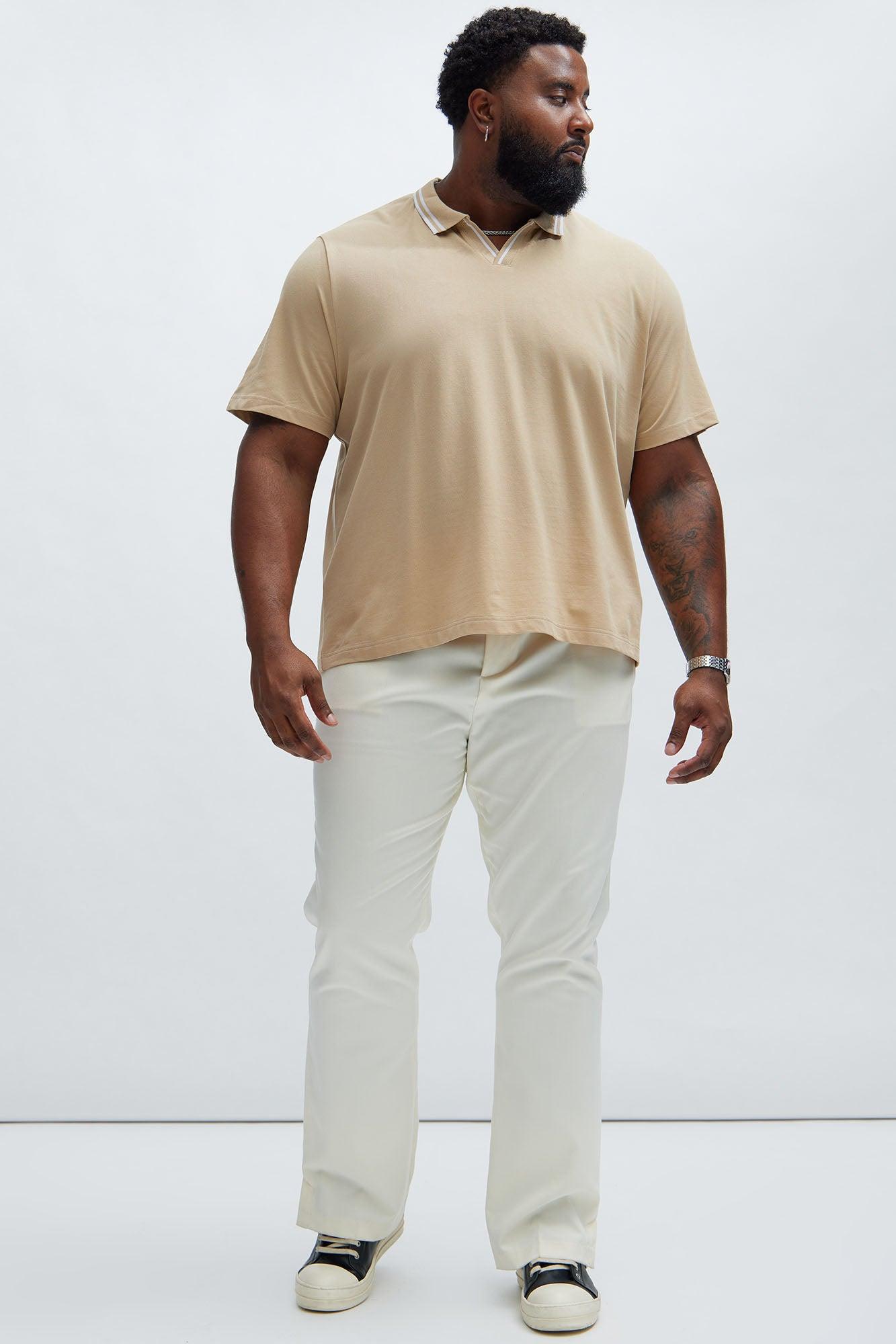 Jaxon Short Sleeve Polo - Tan Product Image