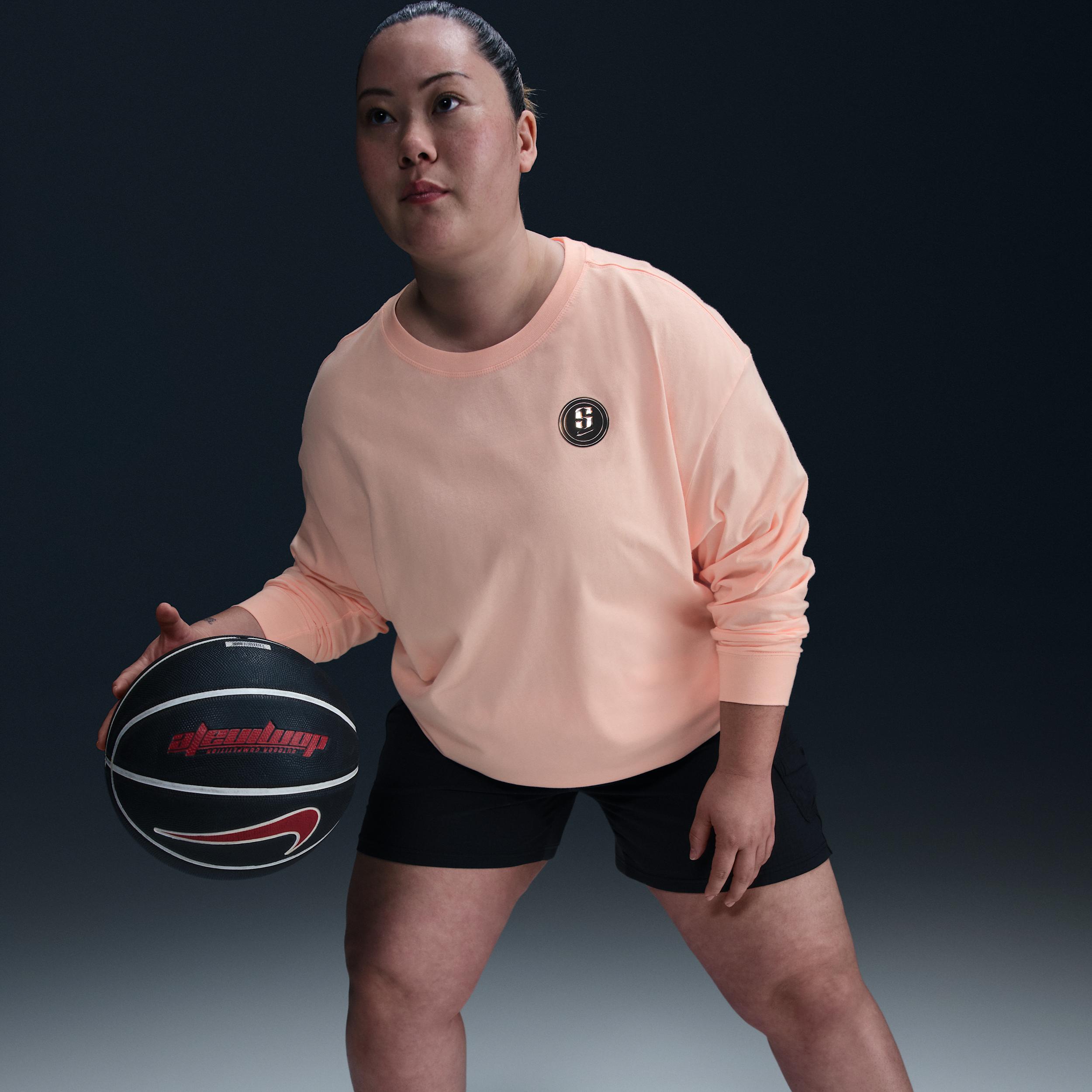Sabrina Women's Long-Sleeve Basketball T-Shirt (Plus Size) Product Image
