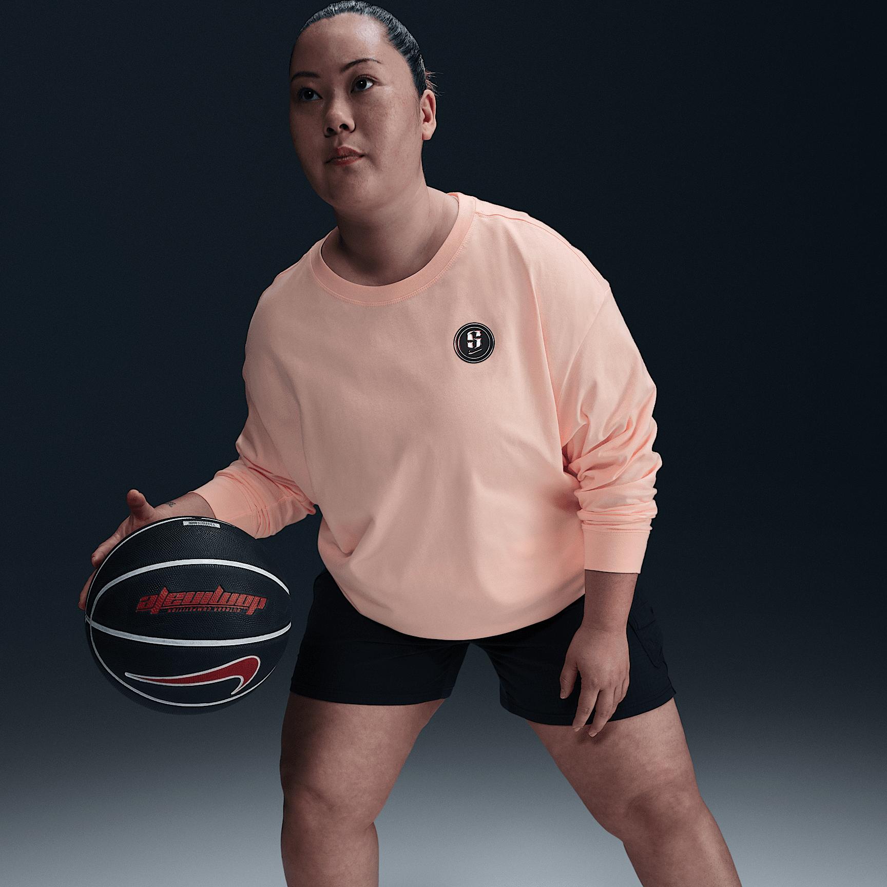 Sabrina Women's Long-Sleeve Basketball T-Shirt (Plus Size) Product Image