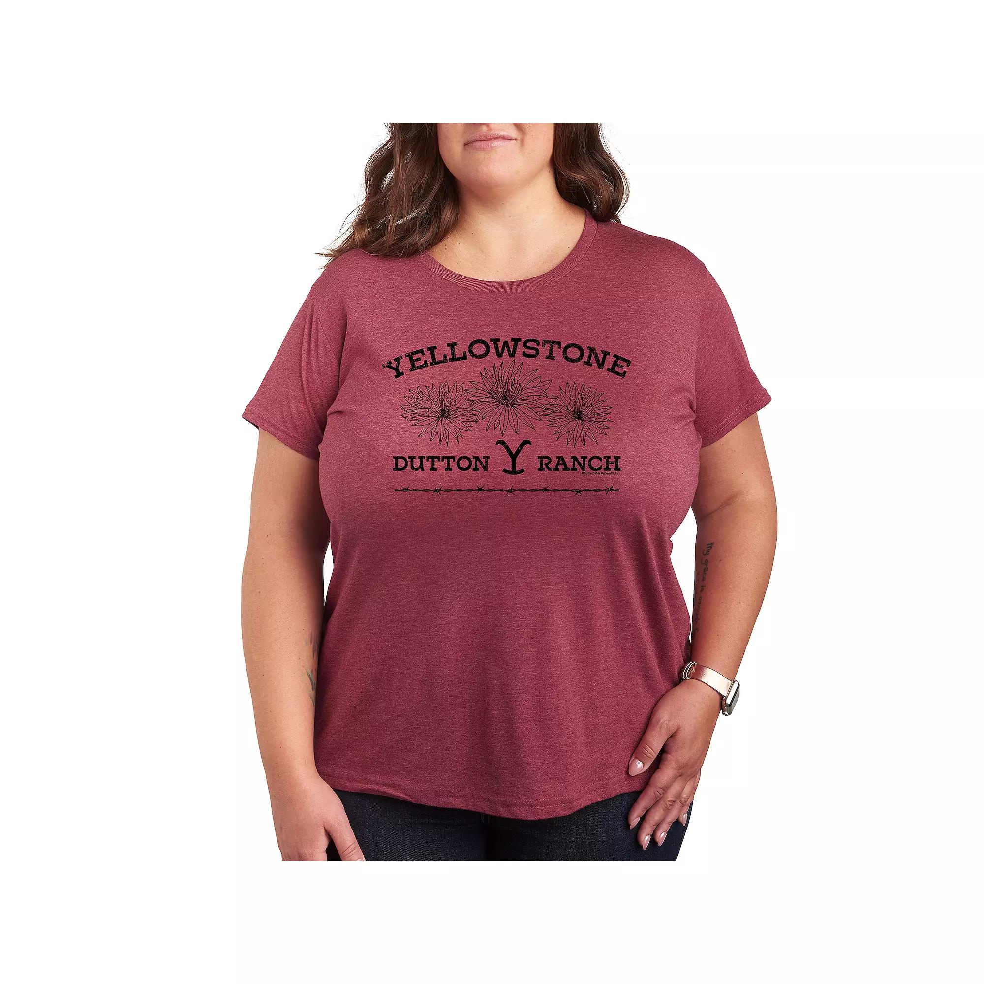 Plus Yellowstone Wildflowers Graphic Tee, Women's,  Product Image