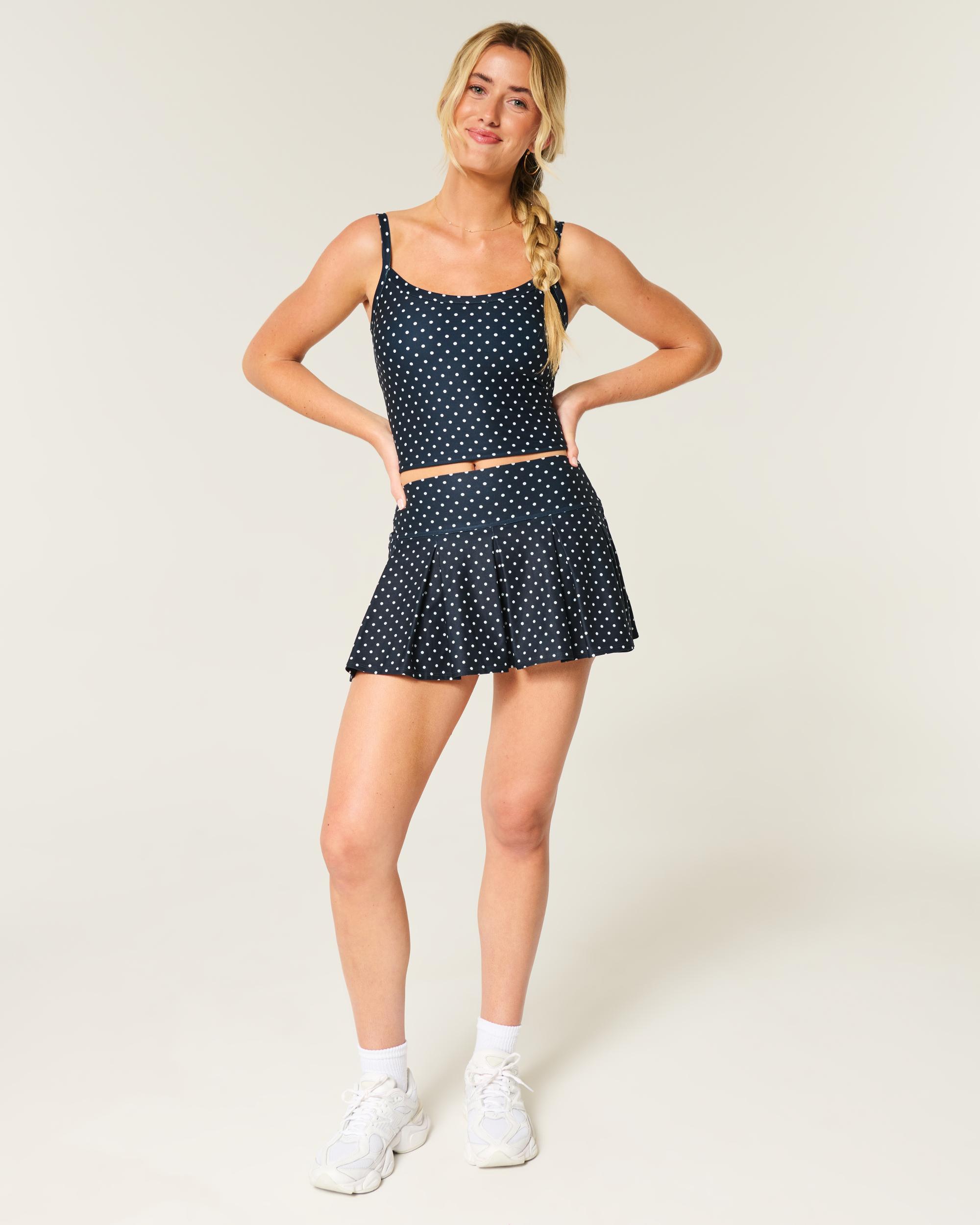 Gilly Hicks Active Drop-Waist Pleated Skortie Product Image