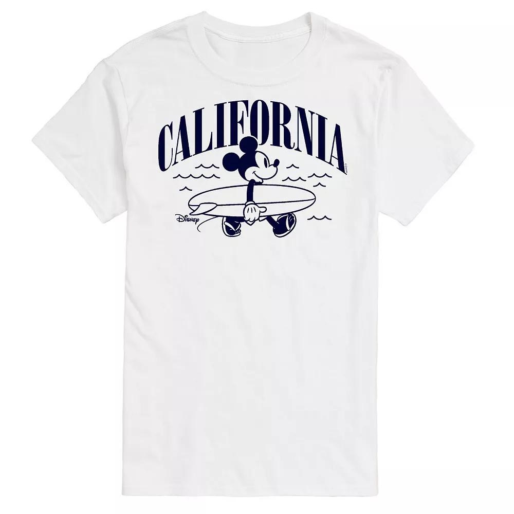 Disney's Mickey Mouse Big & Tall California Graphic Tee, Men's,  Product Image