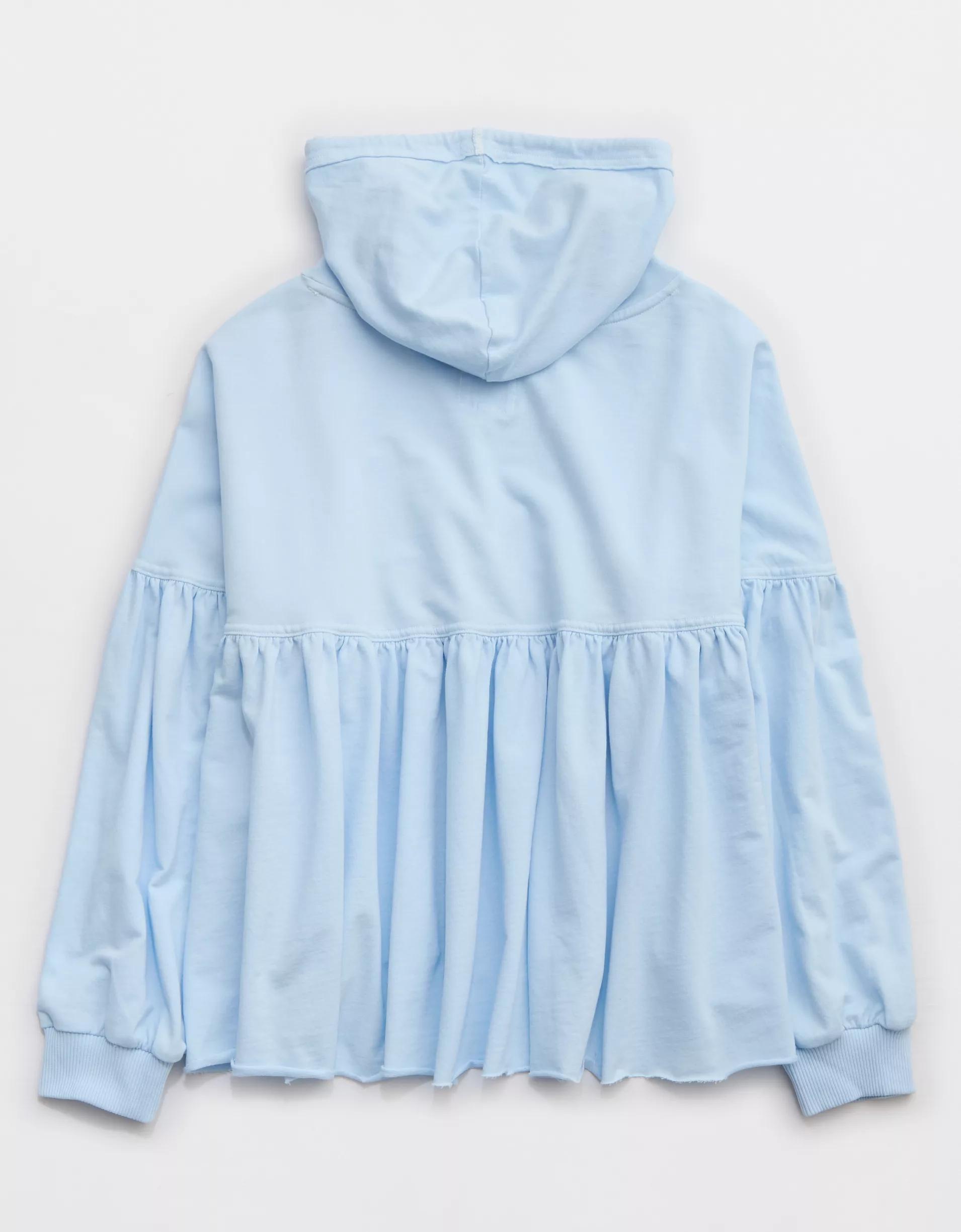 Aerie Peplum Hoodie Product Image