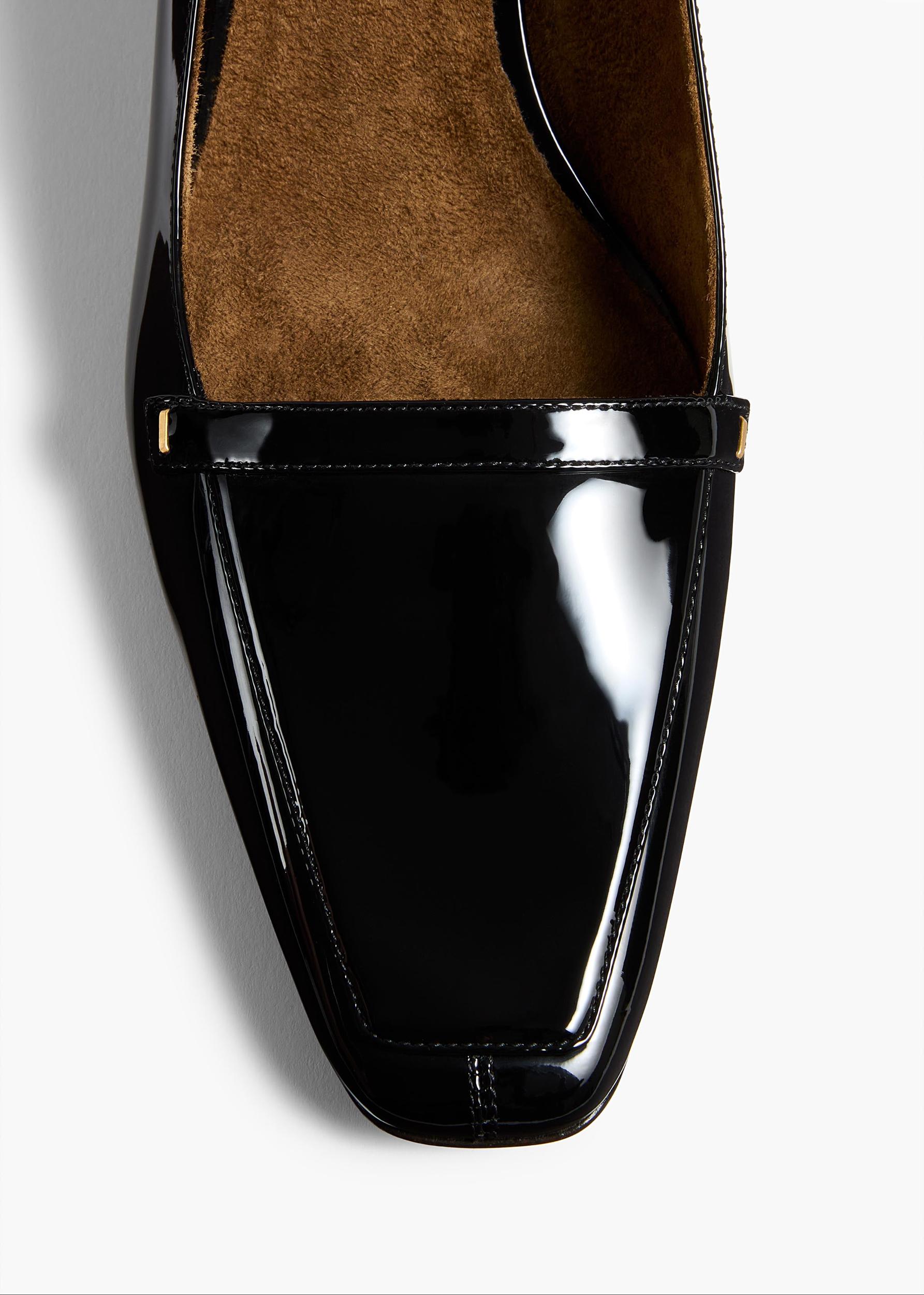 Celia Pump in Black Patent Leather Product Image