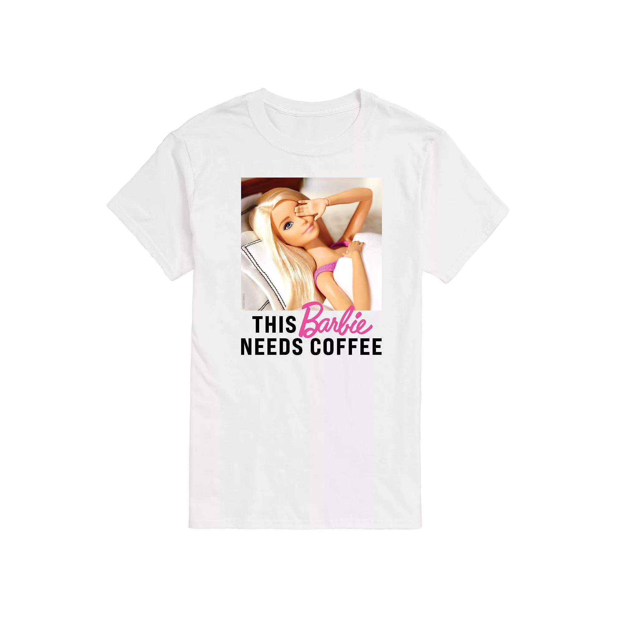 Men's Barbie® This Barbie Needs Coffee Graphic Tee,  Product Image