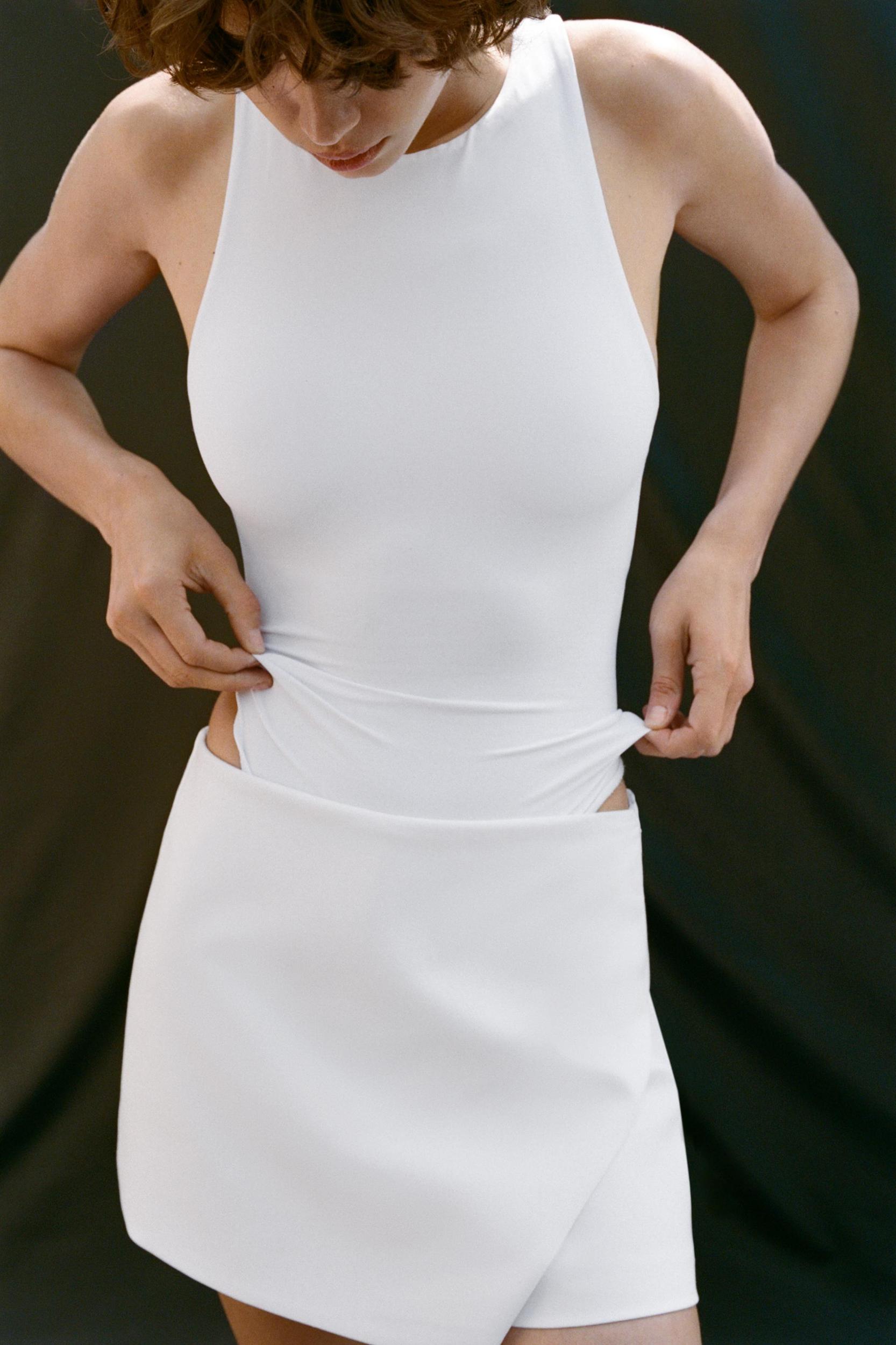 POLYAMIDE HALTER BODYSUIT Product Image