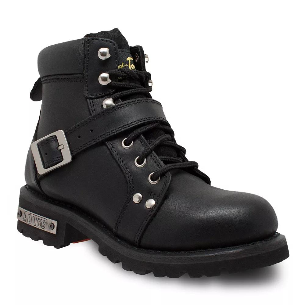 Ride Tecs 8143 Women's Leather Moto Boots,  Product Image