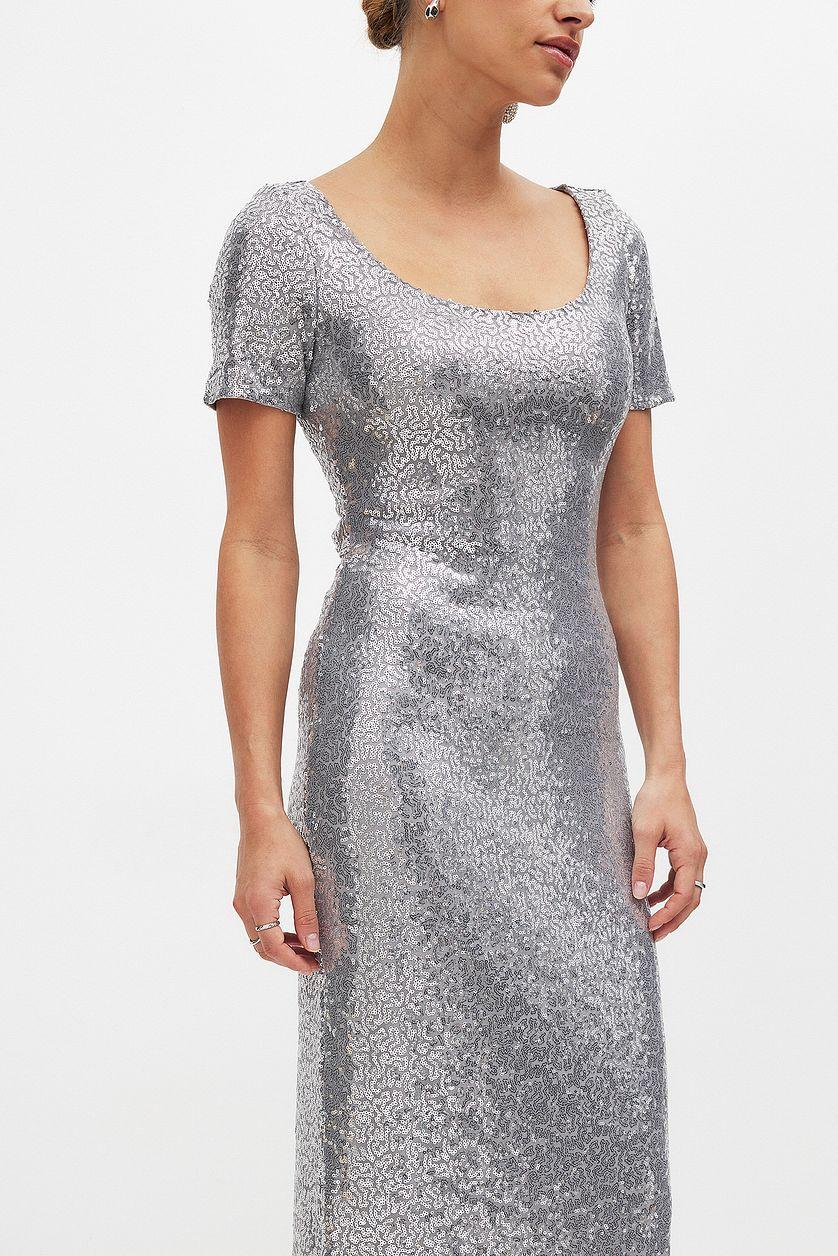 Sequin Midi Dress Product Image