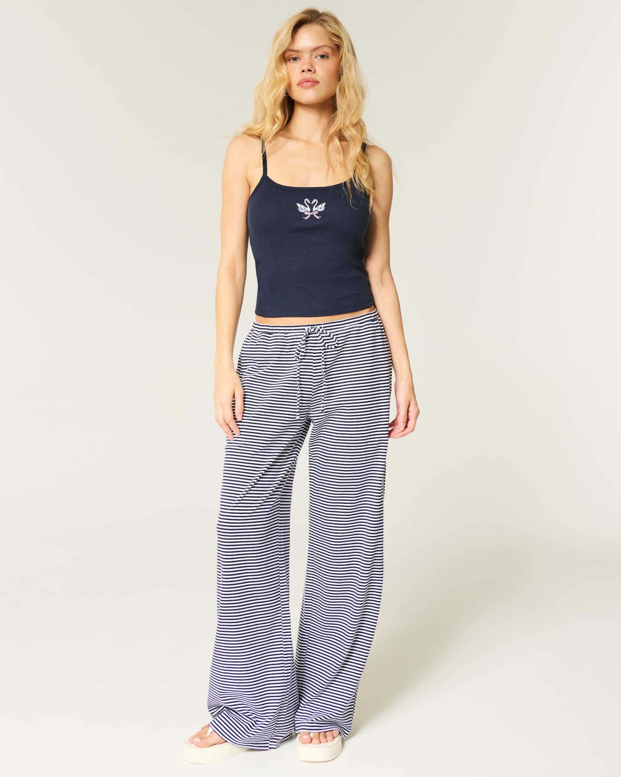 Ribbed Swan Graphic Cami Product Image