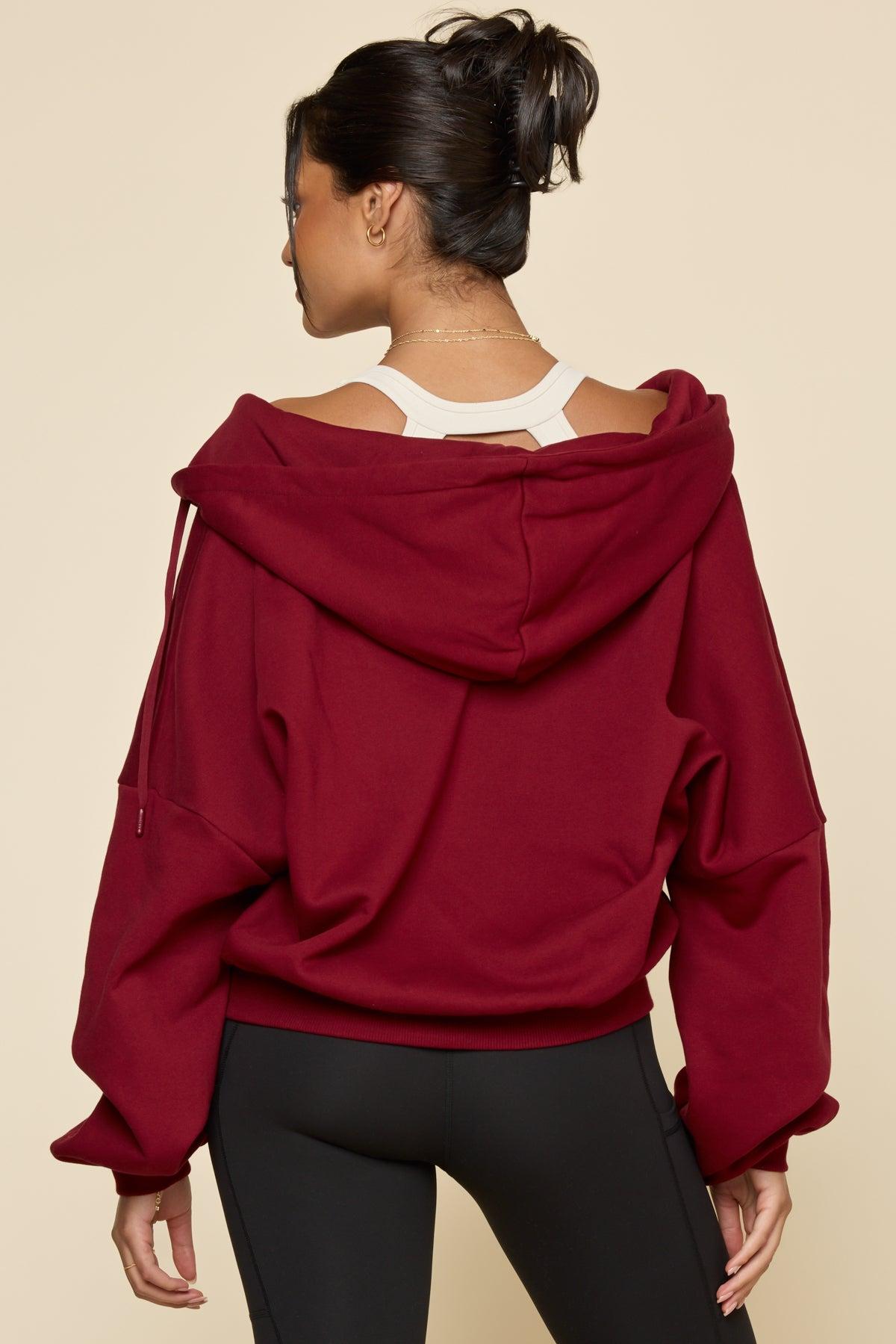 Zip Cloud Hoodie - Blush Product Image