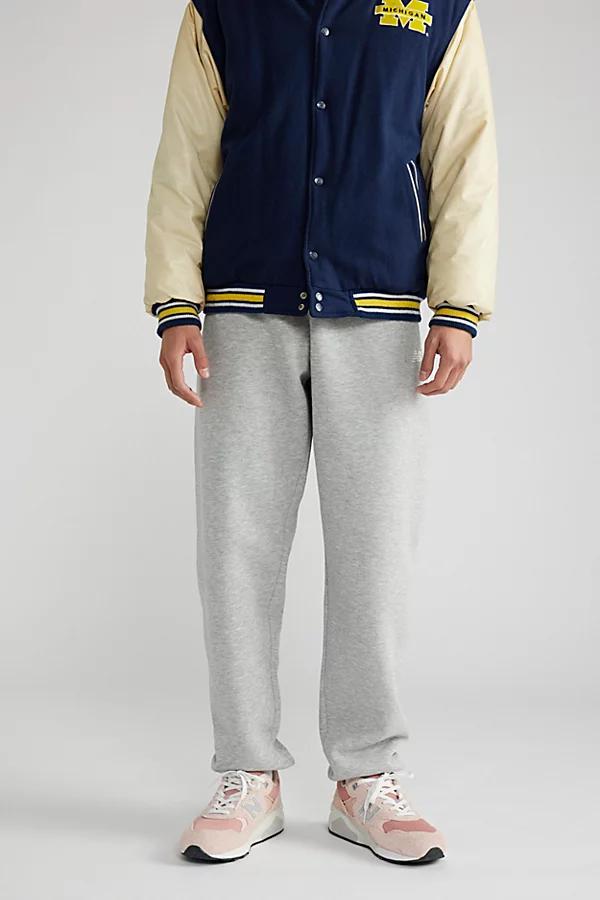 New Balance Mens New Balance Sport Essentials Fleece Joggers - Mens White/Grey Product Image