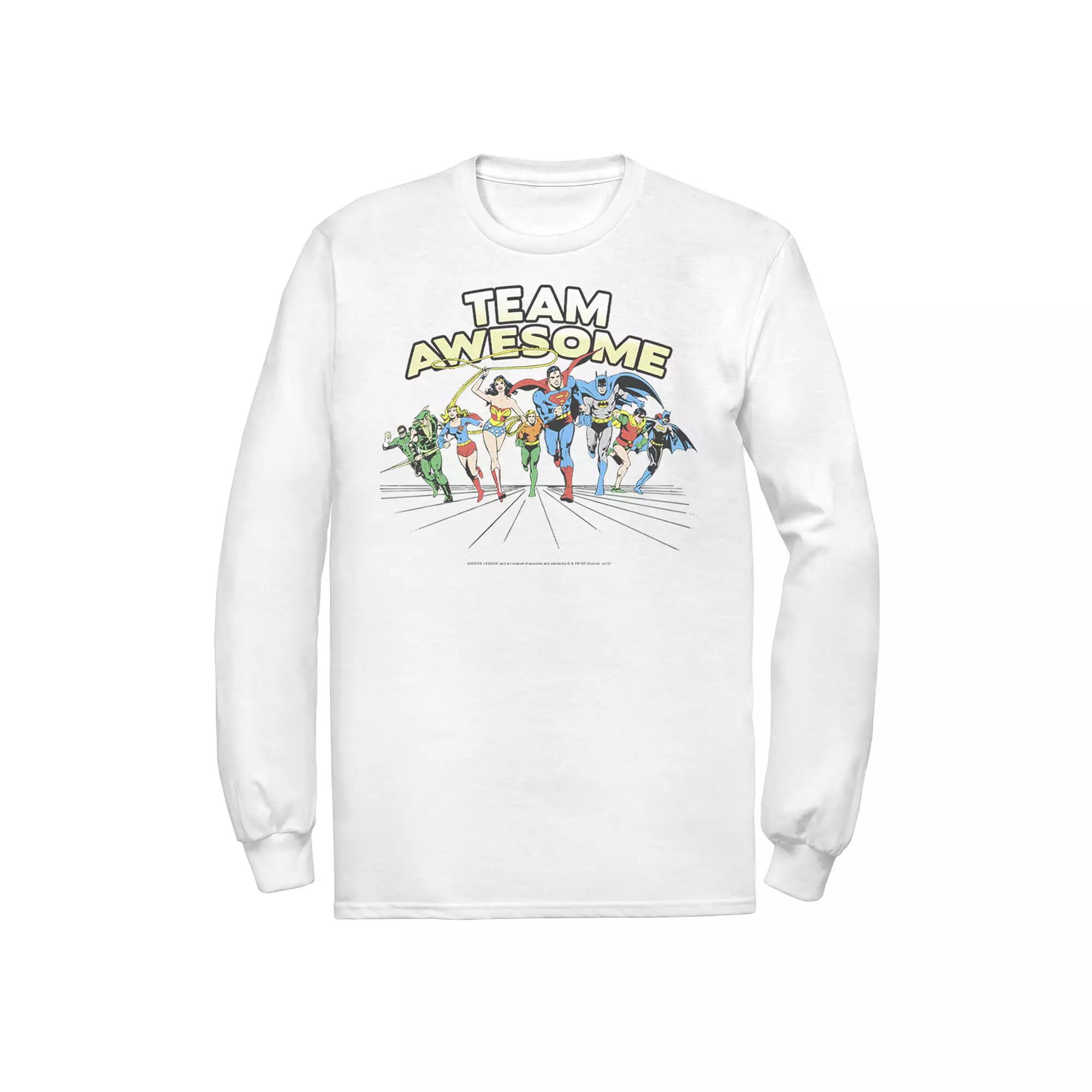 Men's DC Comics Justice League Team Awesome Group Tee,  Product Image
