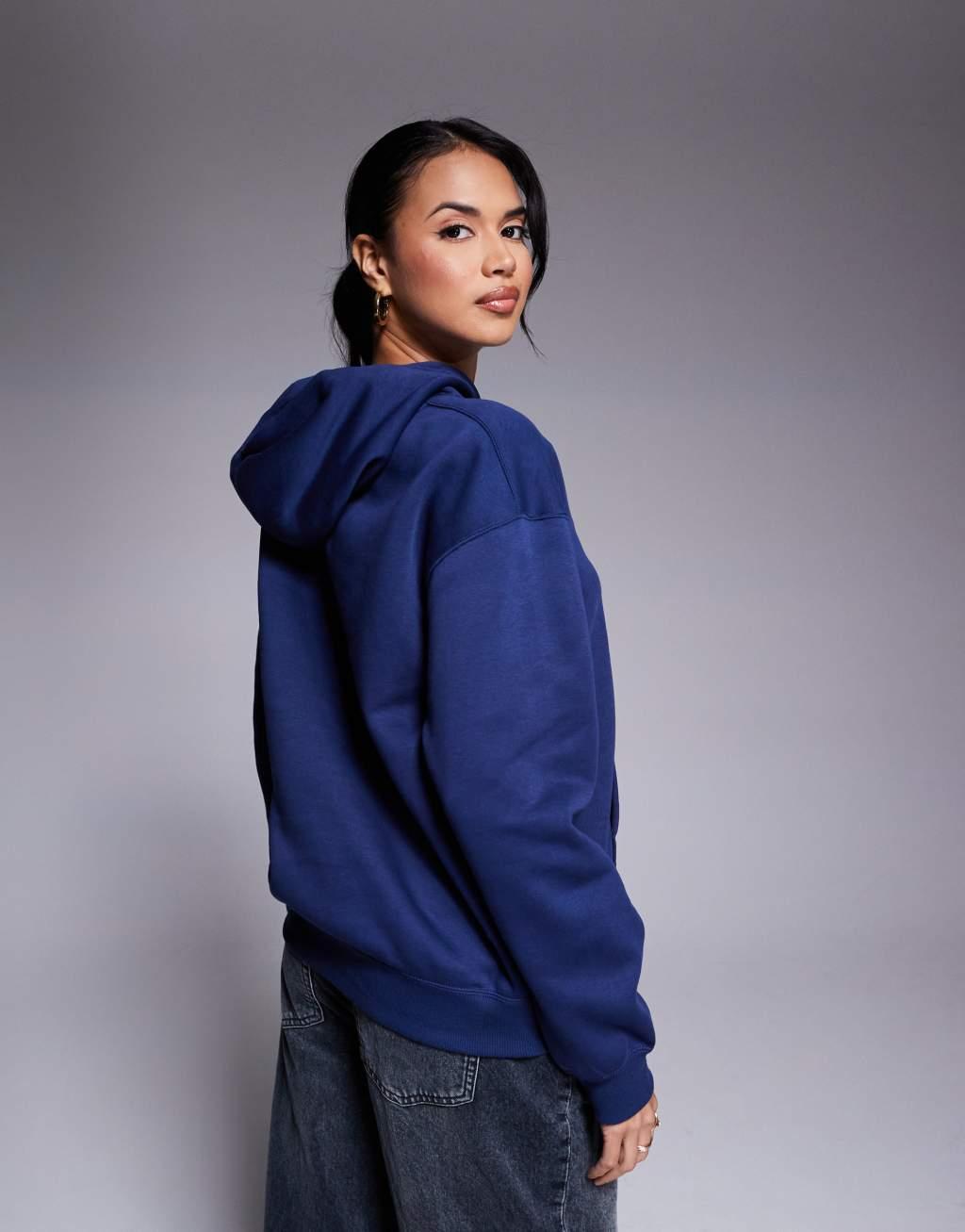 Nike Air Jordan Brooklyn Fleece hoodie in navy Product Image