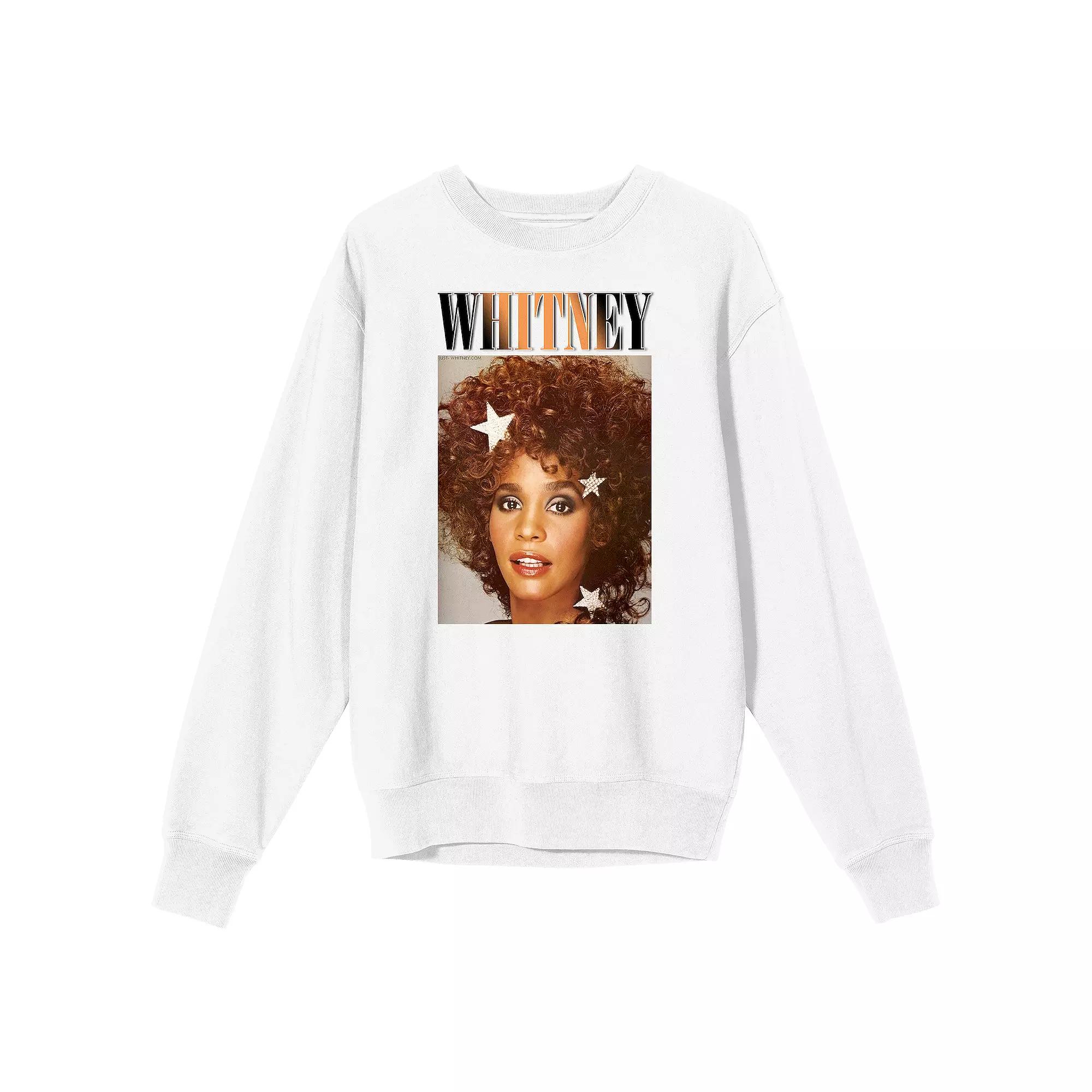 Men's Whitney Houston Photo Graphic Sweatshirt,  Product Image