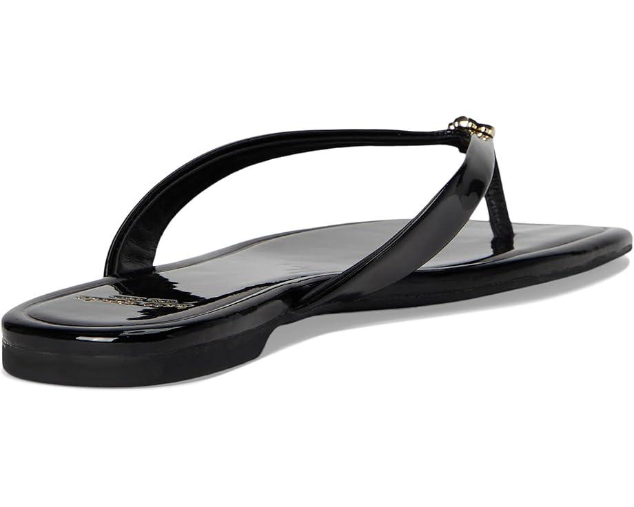 Spade Flower Smooth Leather Flip-Flop Product Image