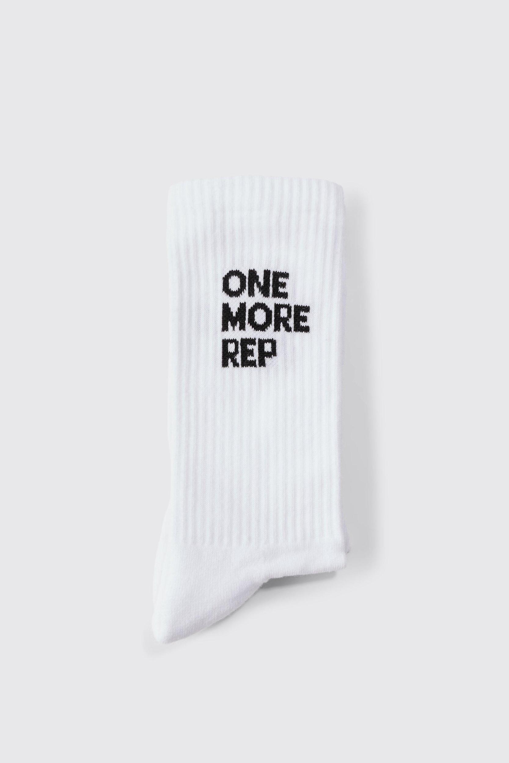 Man Active One More Rep Crew Socks | boohooMAN USA Product Image