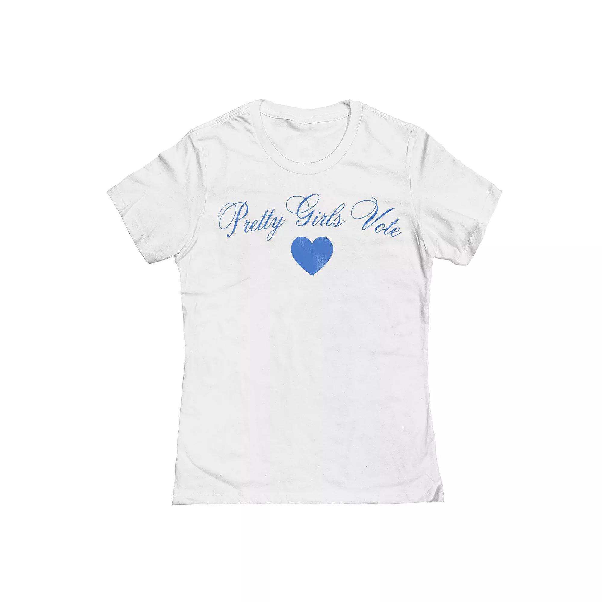 Junior's Grayson Threads The Label Pretty Girls Vote Graphic Tee, Women's,  Product Image