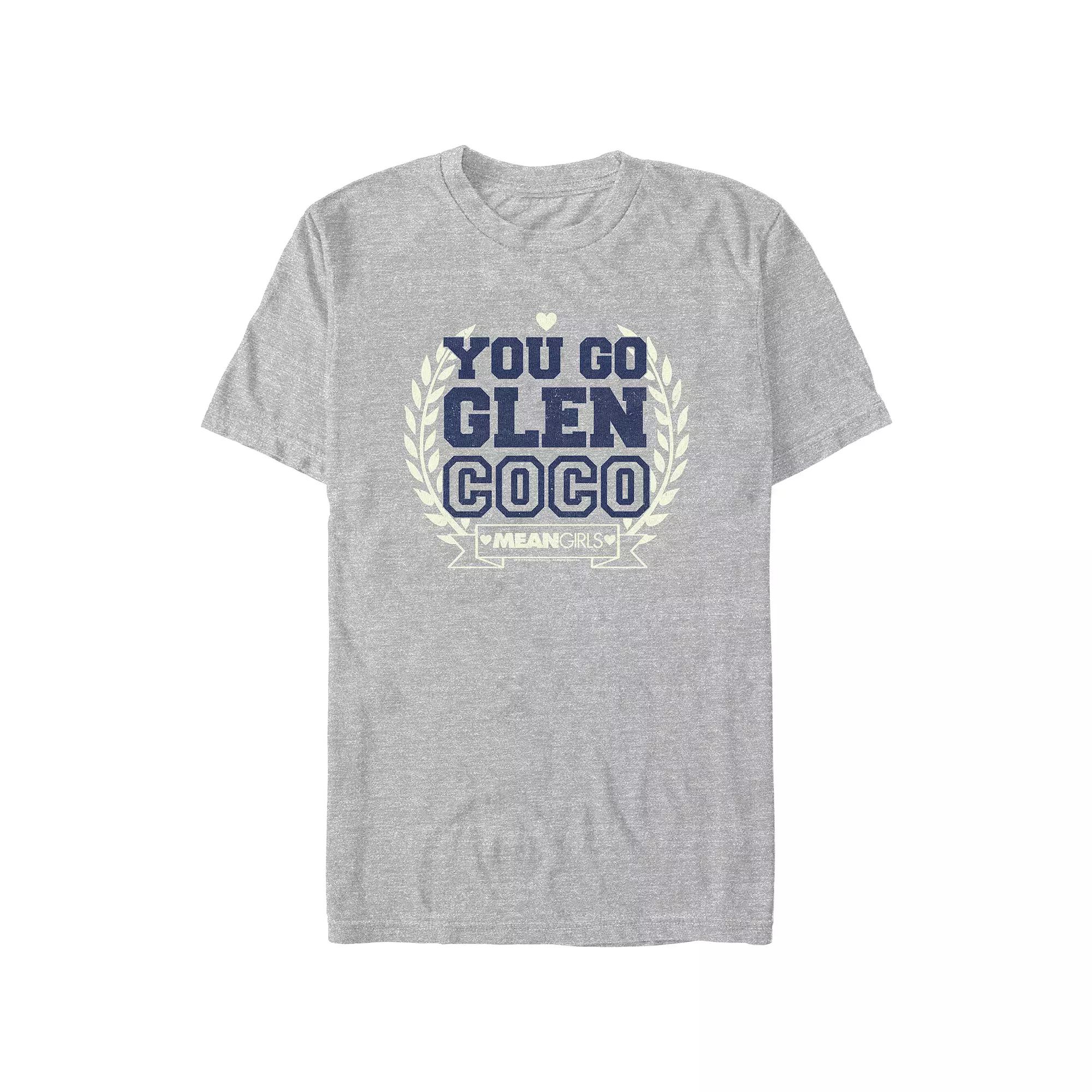Men's Mean Girls You Go Glen Coco Graphic Tee, Size: XXL, Athletic Grey Product Image
