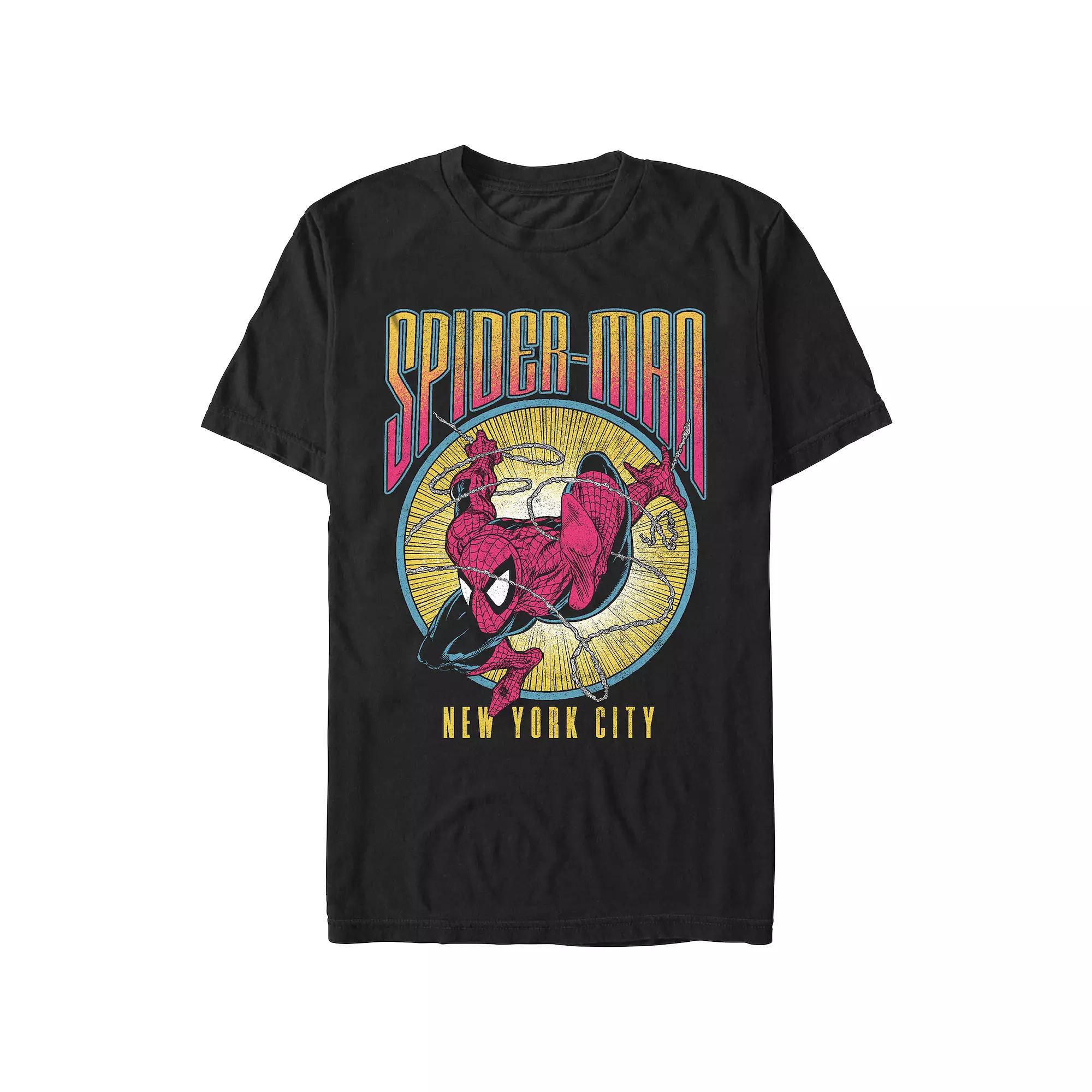 Men's Spider-Man New York City Graphic Tee,  Product Image