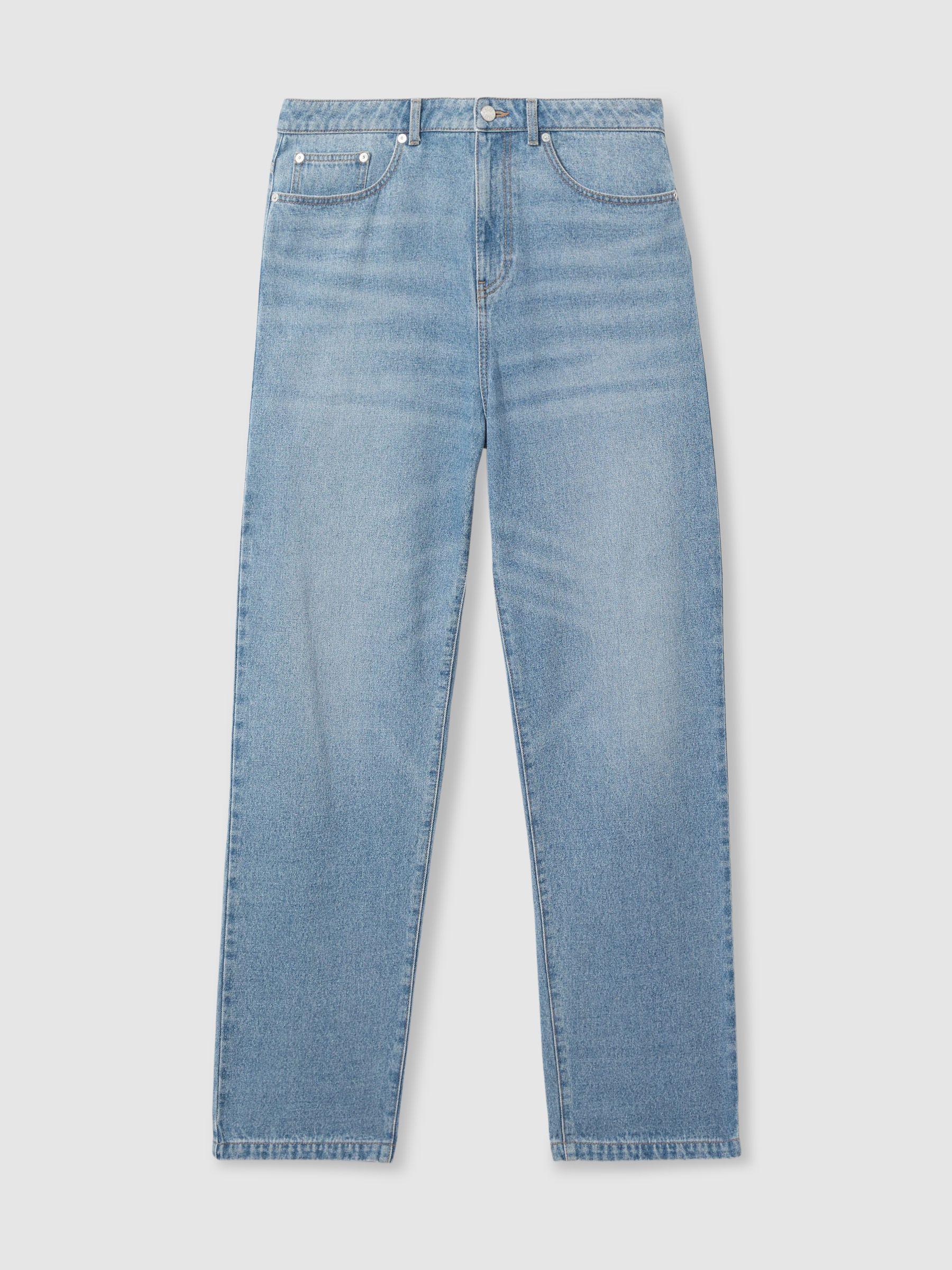 Loose-Fit Jeans in Light Blue Wash Product Image
