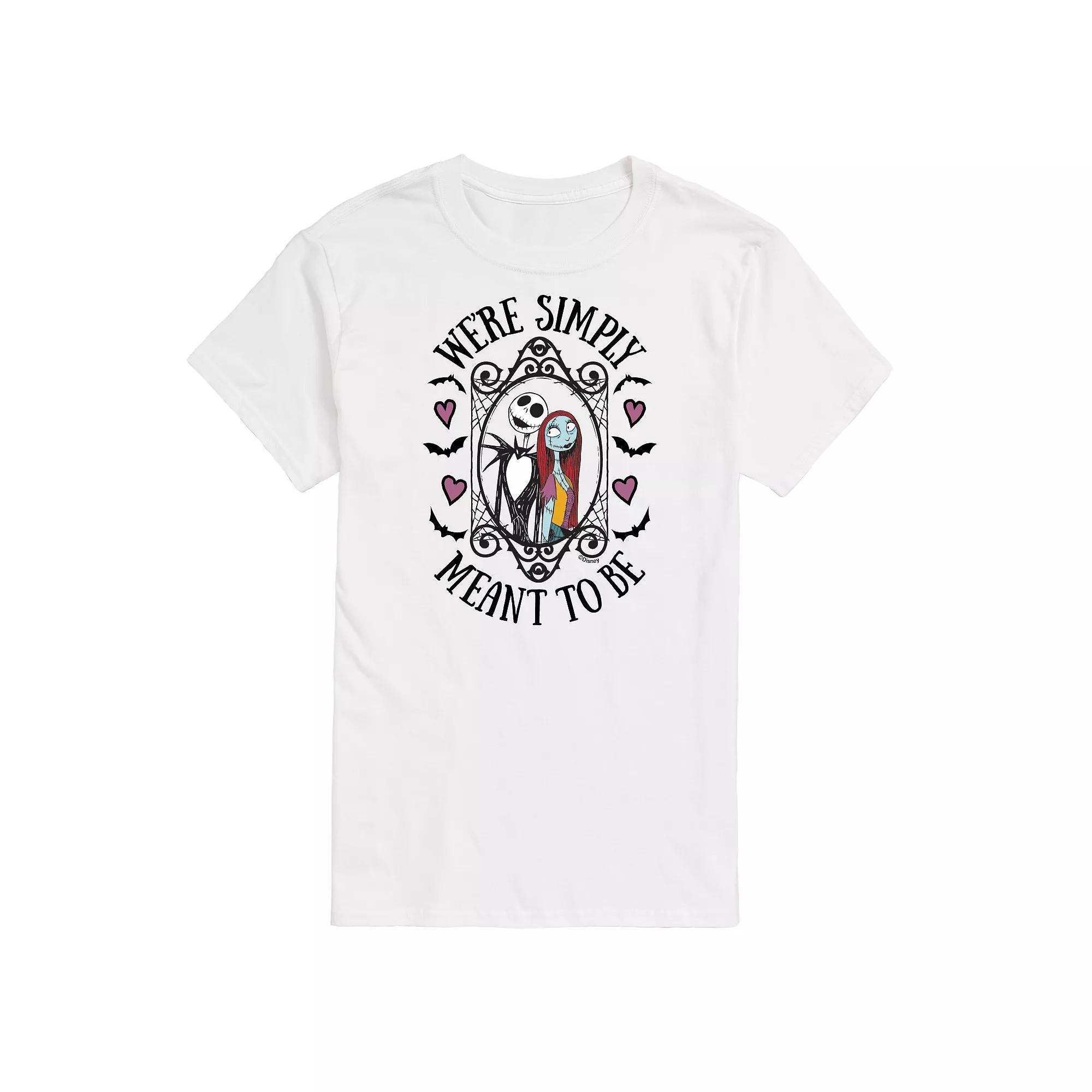 Disney's The Nightmare Before Christmas Men's Meant To Be Graphic Tee,  Product Image