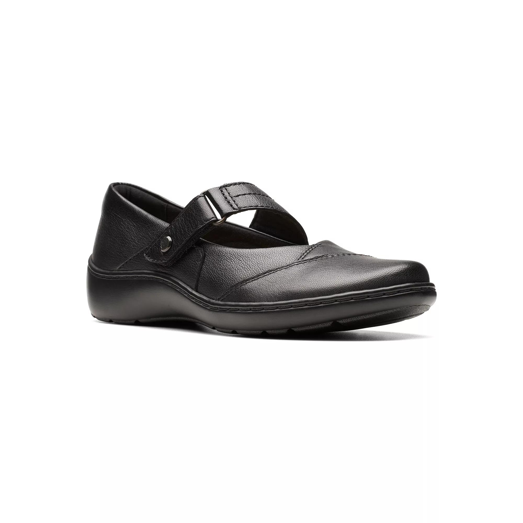 Clarks® Cora Gema Women's Leather Maryjane Shoes,  Product Image