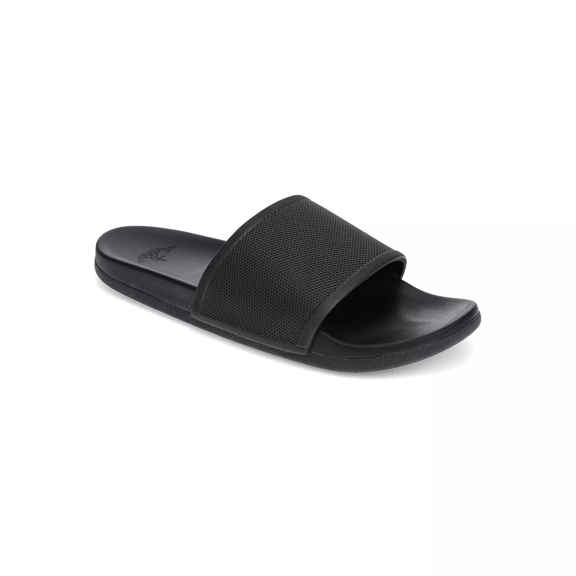 Dockers® Men's Sport Slide Sandals, Size: Small, Black Product Image